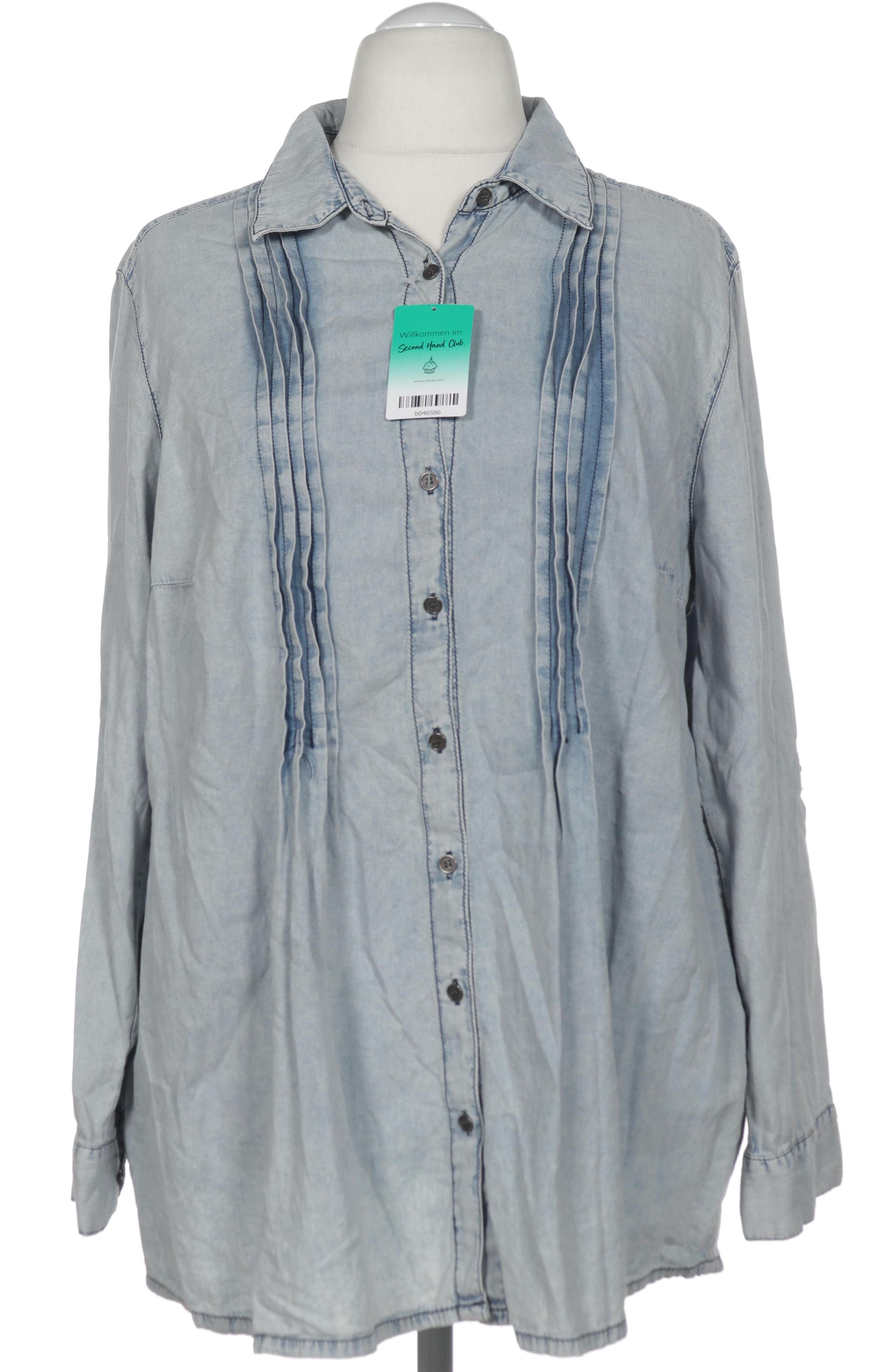 

Ulla Popken Damen Bluse, blau, Gr. 54