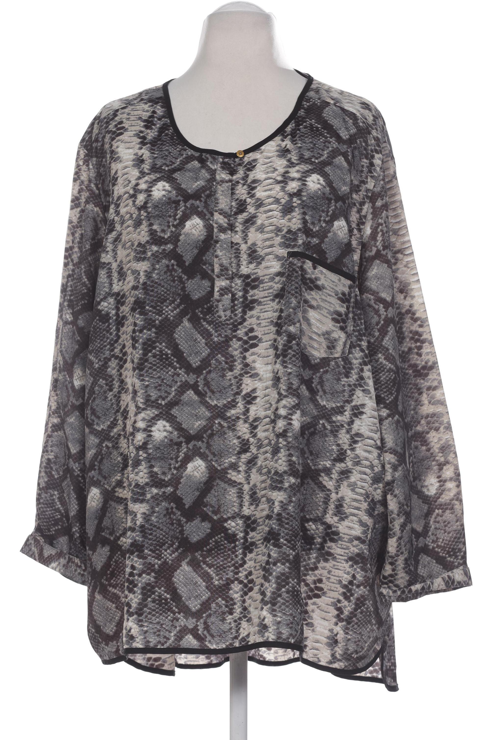 

Ulla Popken Damen Bluse, grau, Gr. 58