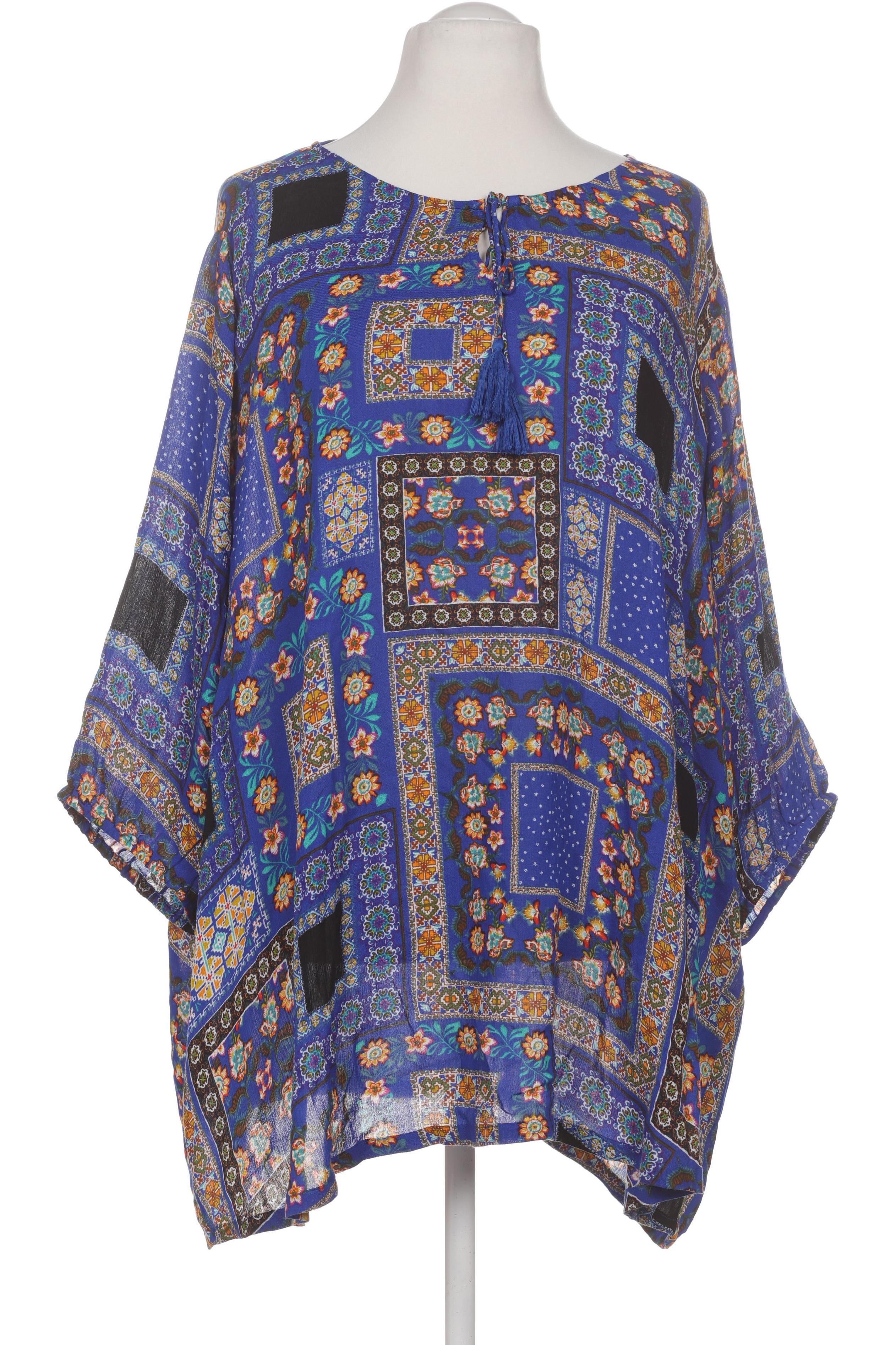 

Ulla Popken Damen Bluse, blau, Gr. 58