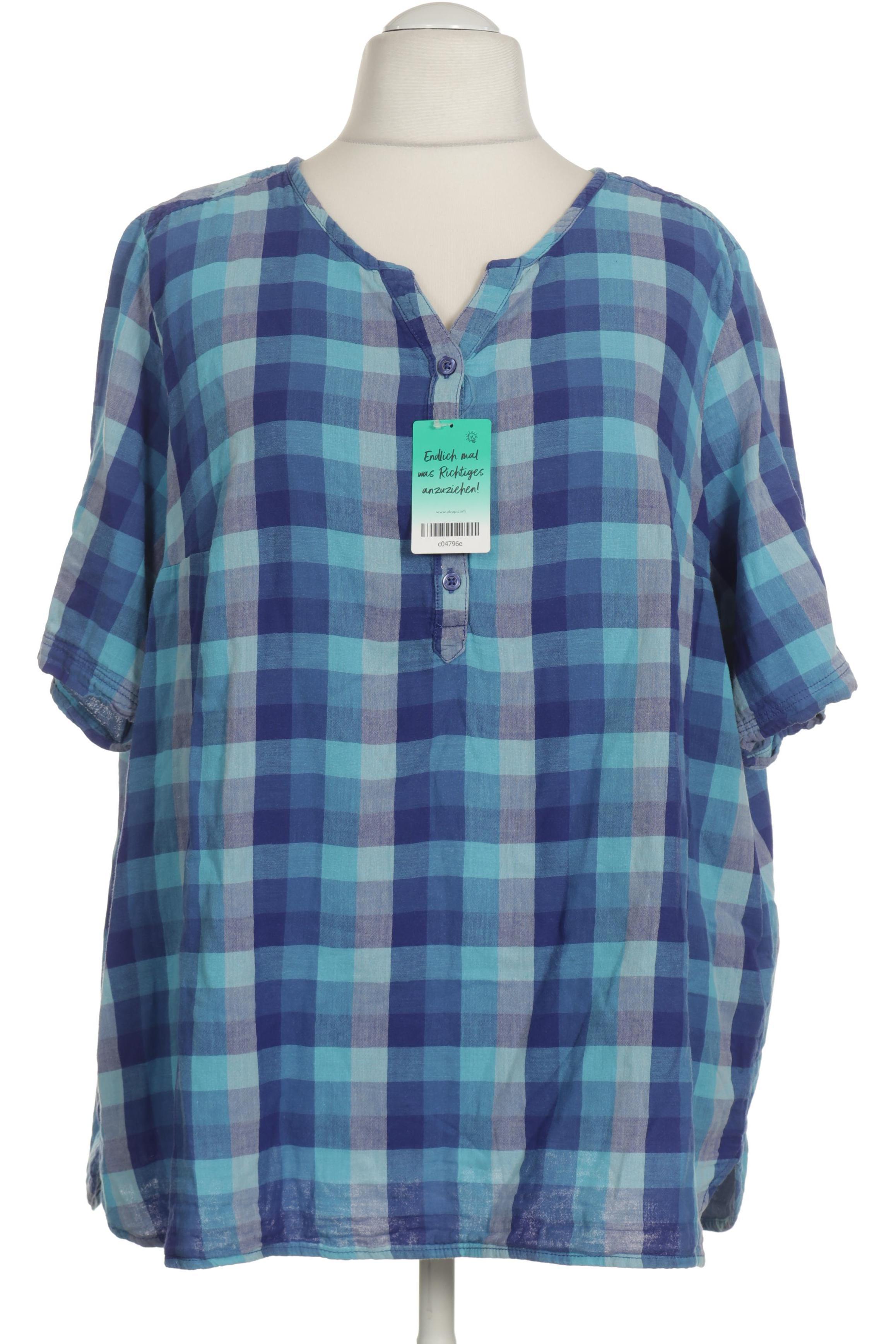 

Ulla Popken Damen Bluse, blau, Gr. 54