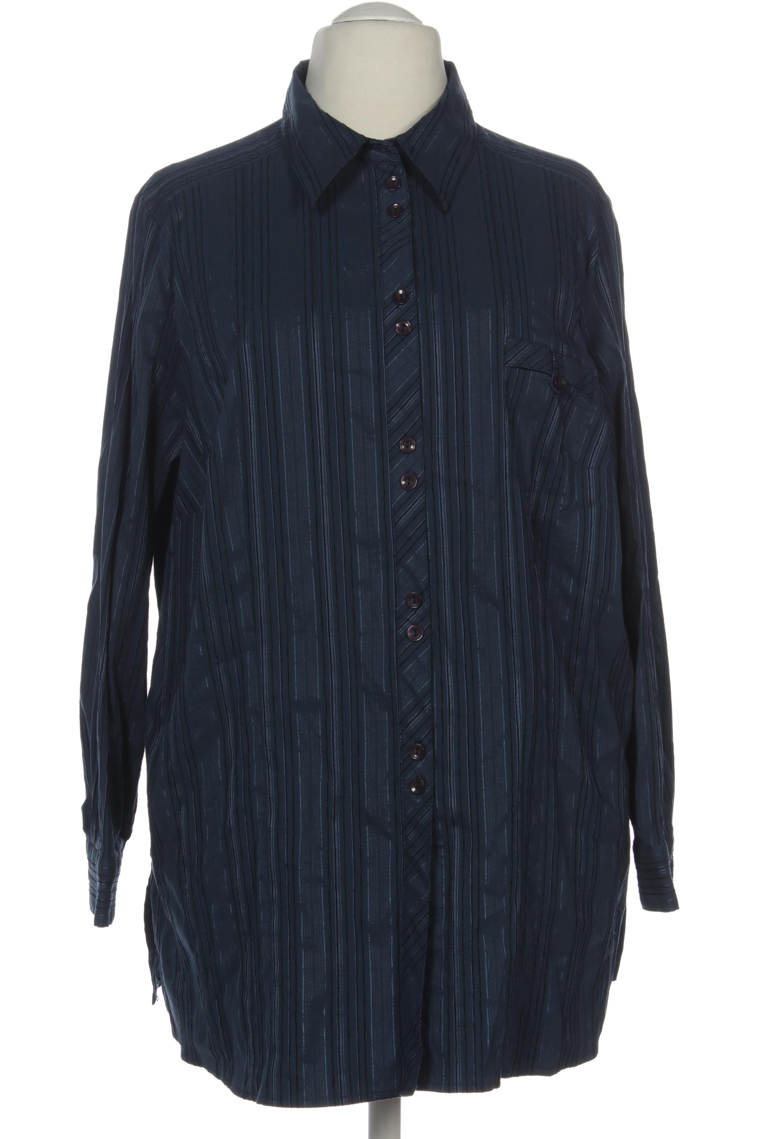 

Ulla Popken Damen Bluse, blau, Gr. 54