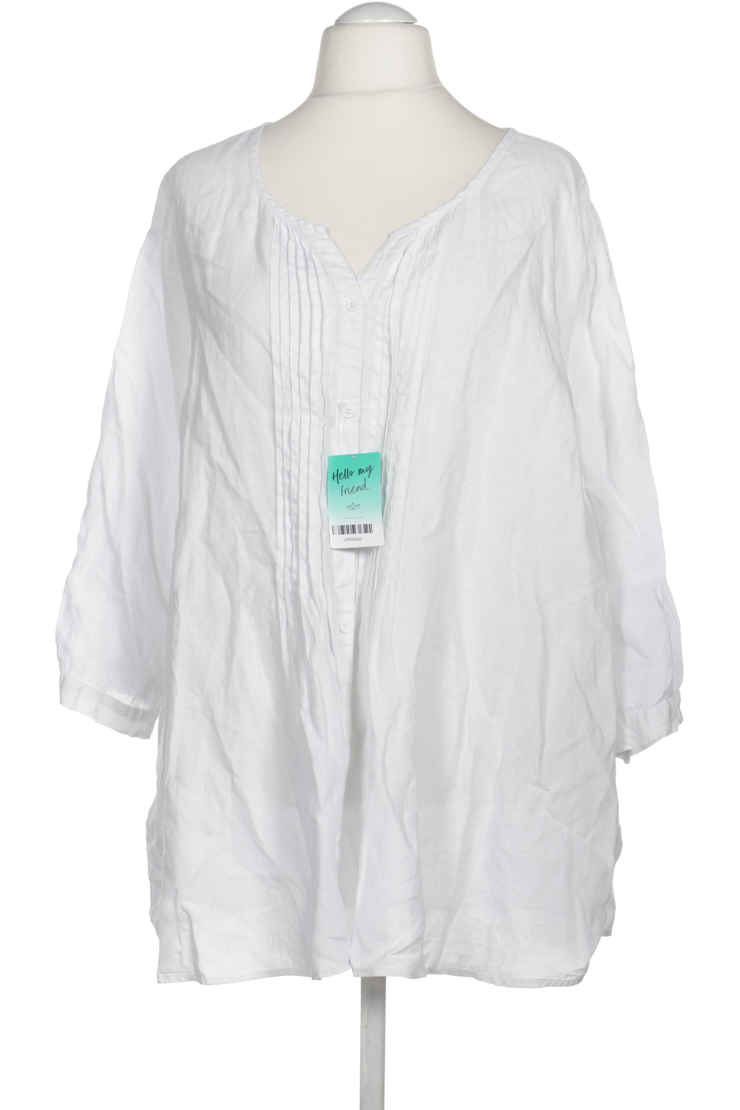 

Ulla Popken Damen Bluse, weiß, Gr. 58
