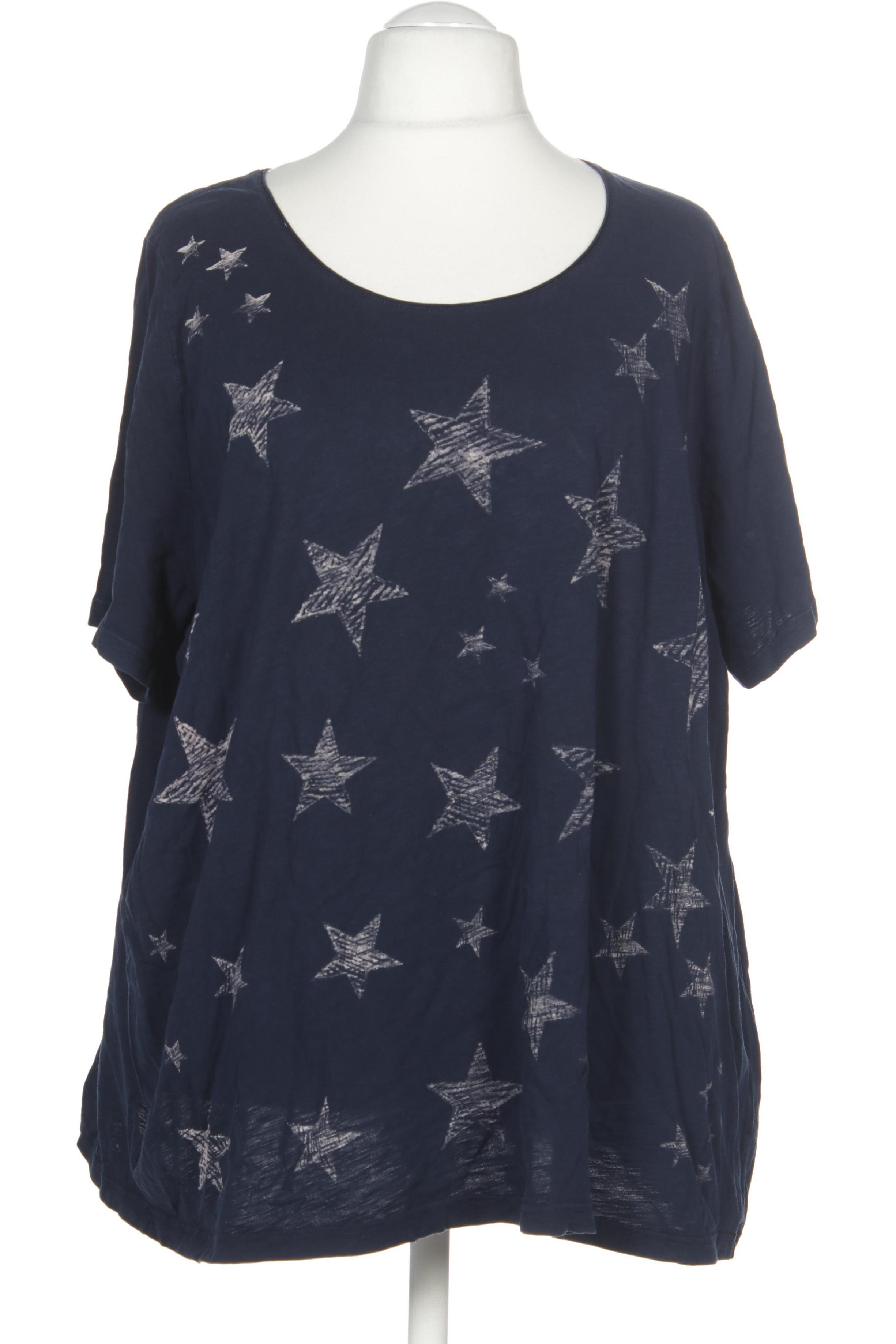 

Ulla Popken Damen Bluse, blau, Gr. 54