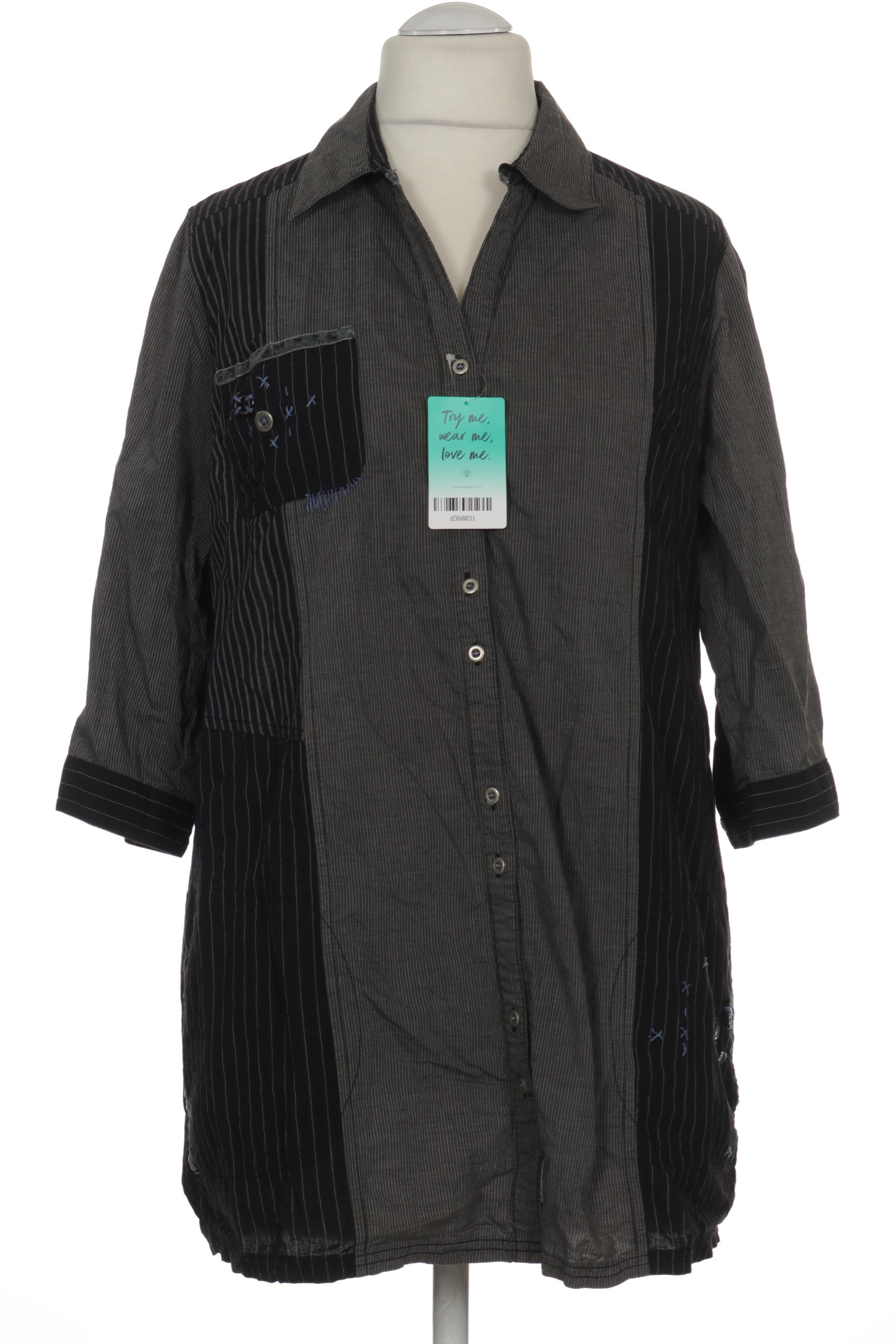 

Ulla Popken Damen Bluse, grau, Gr. 42