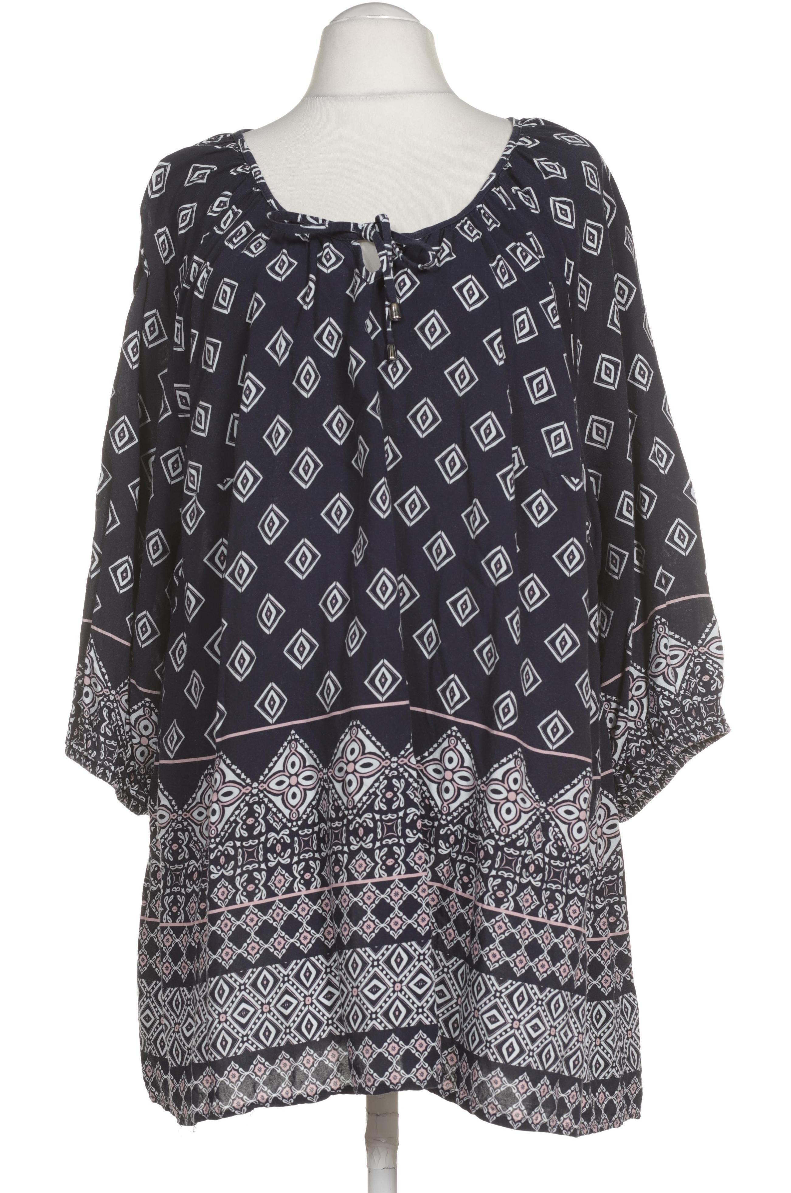 

Ulla Popken Damen Bluse, blau, Gr. 58