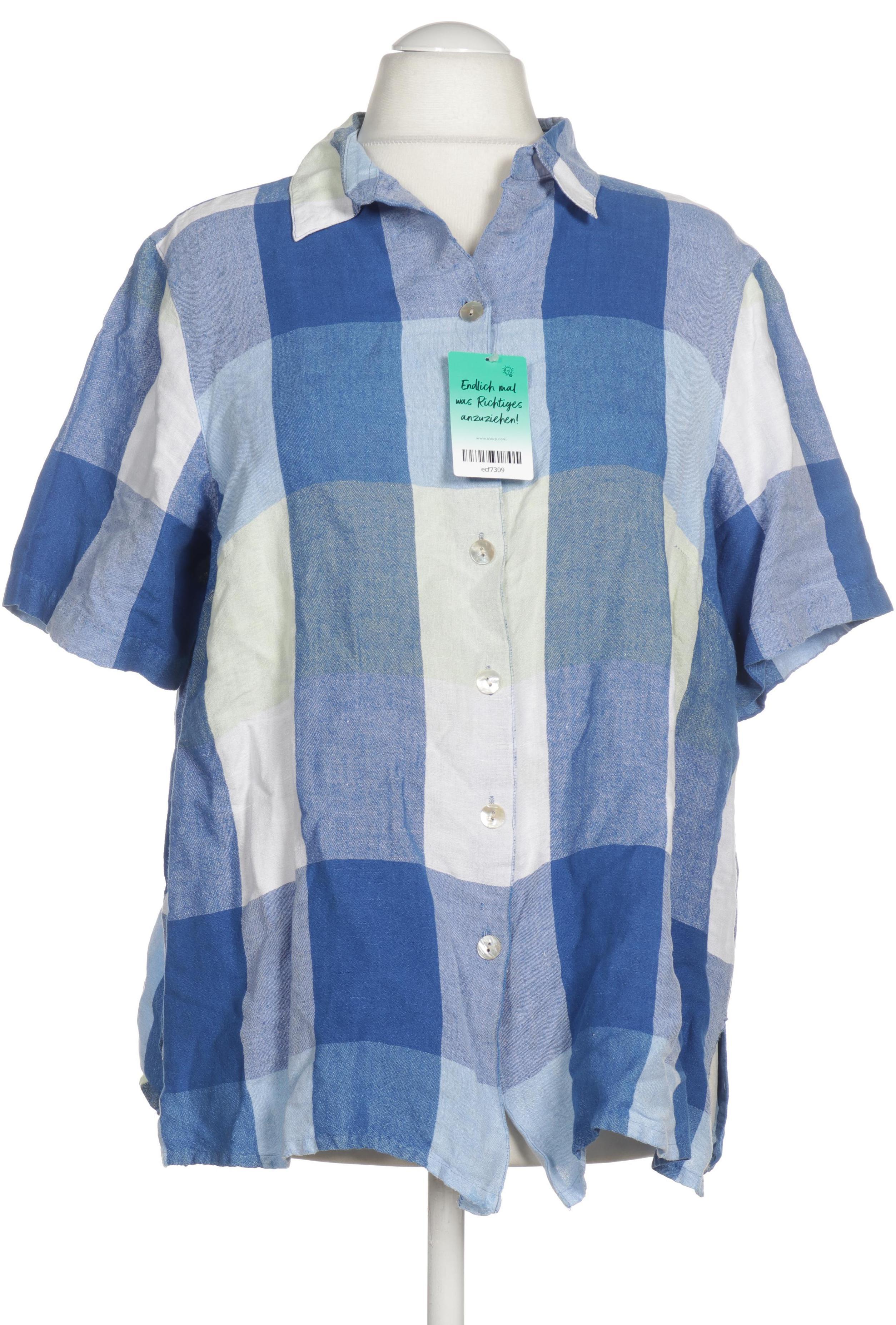 

Ulla Popken Damen Bluse, blau, Gr. 46