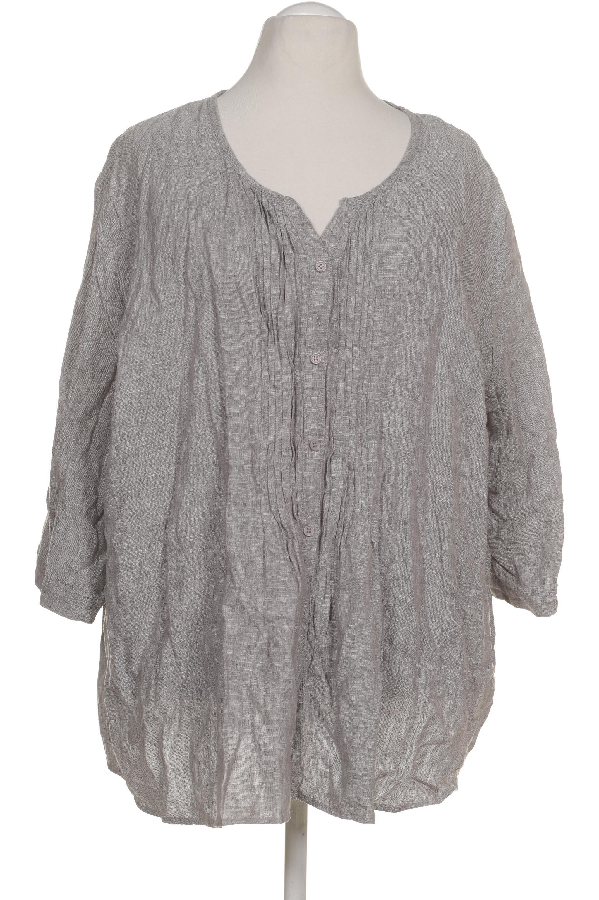 

Ulla Popken Damen Bluse, grau, Gr. 60