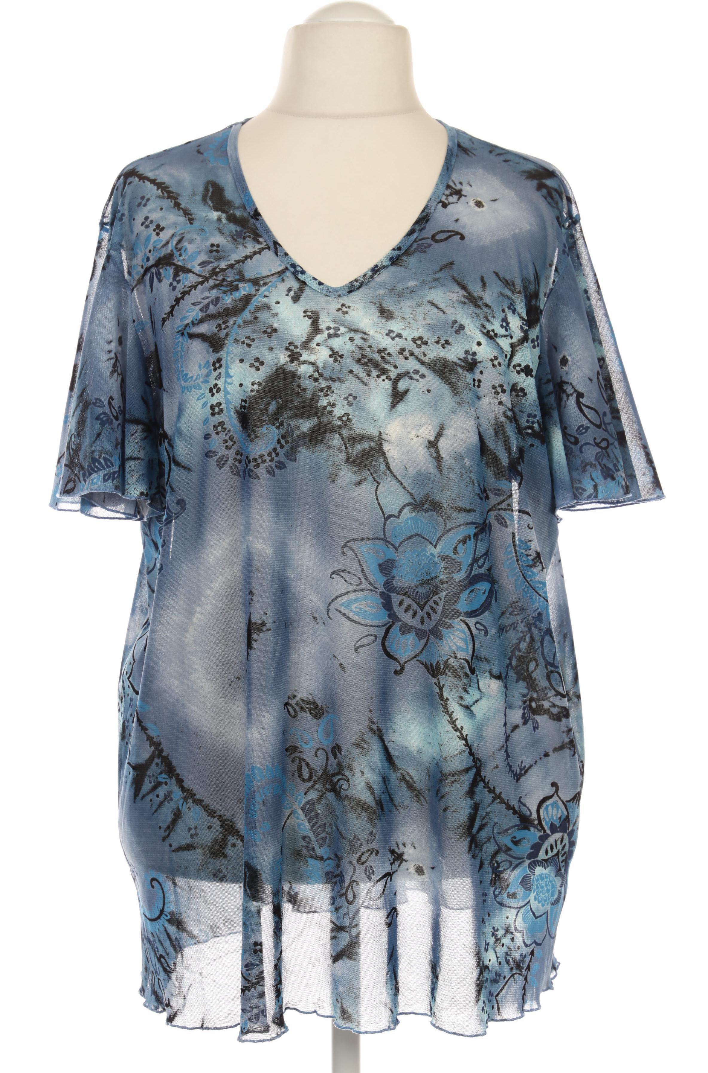 

Ulla Popken Damen Bluse, blau, Gr. 50