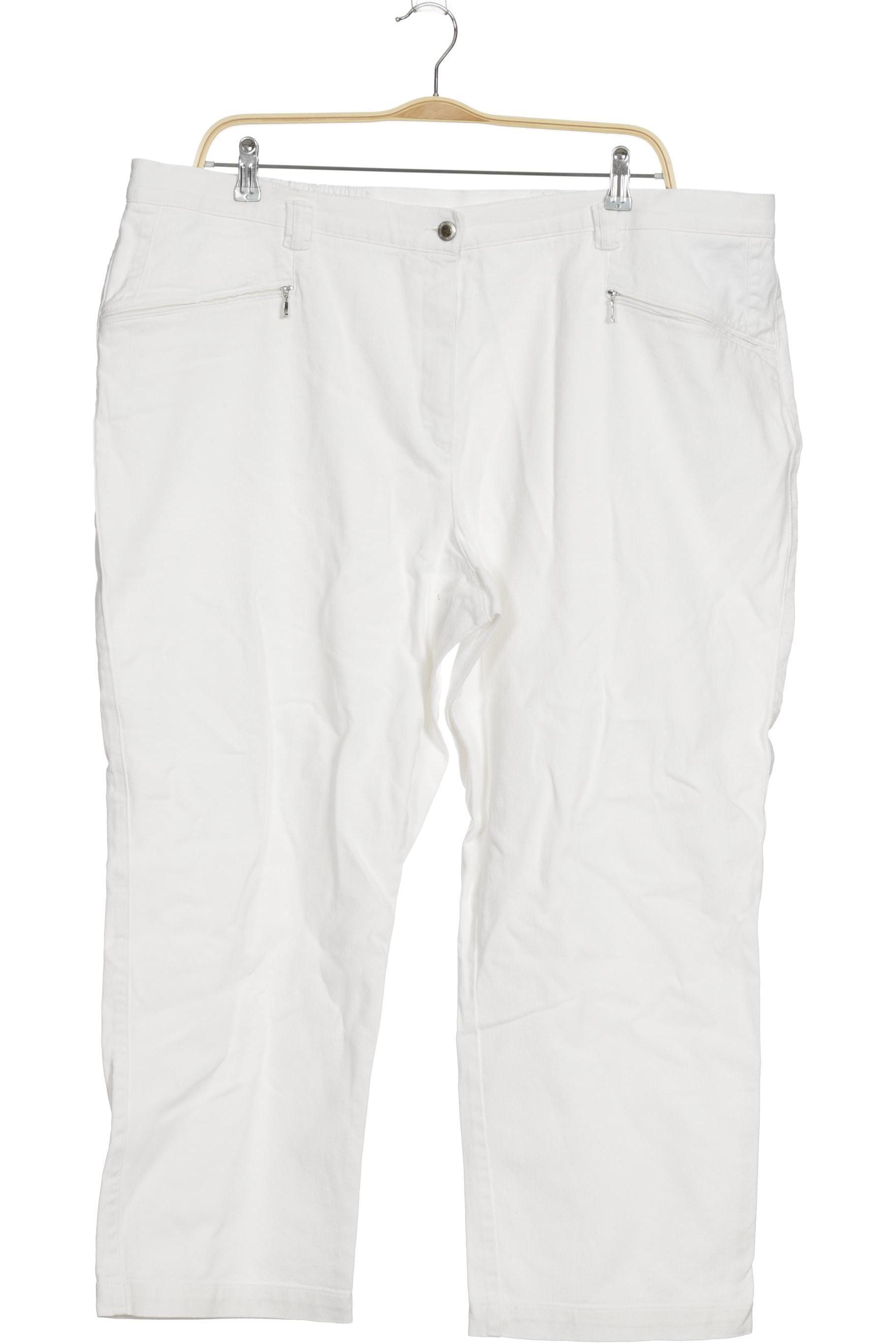 

Ulla Popken Damen Jeans, weiß, Gr. 54