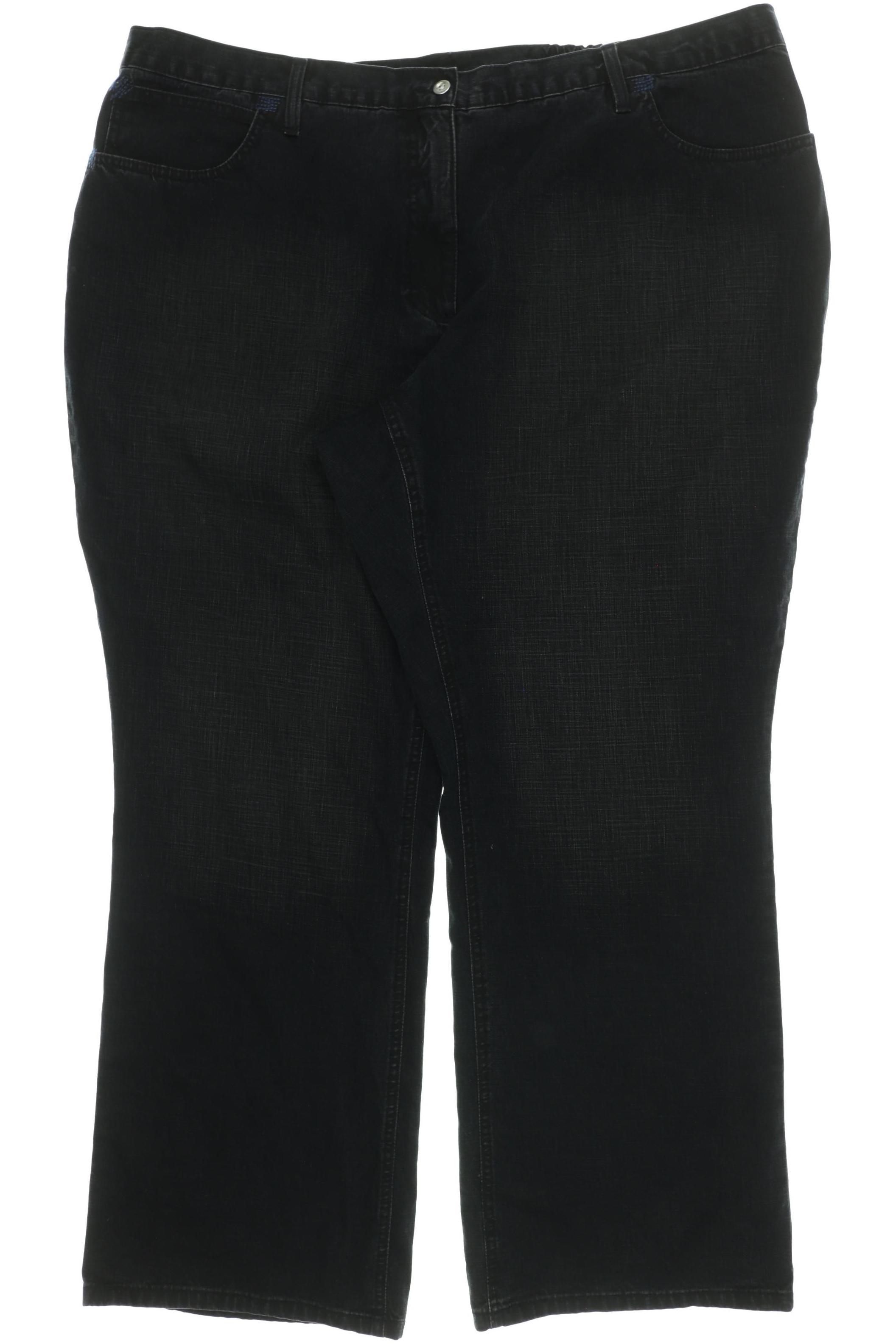 

Ulla Popken Damen Jeans, schwarz, Gr. 54