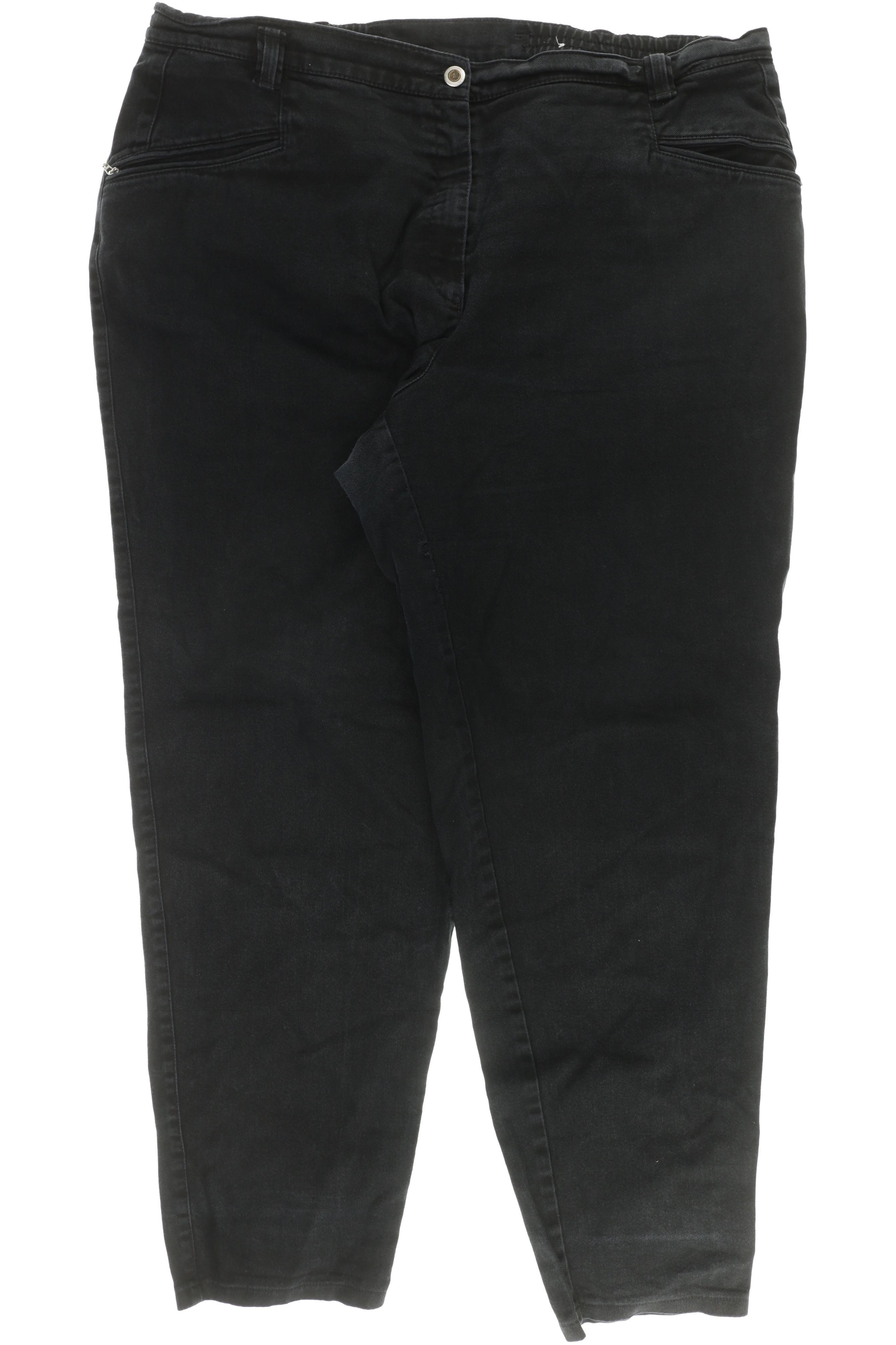 

Ulla Popken Damen Jeans, schwarz, Gr. 50