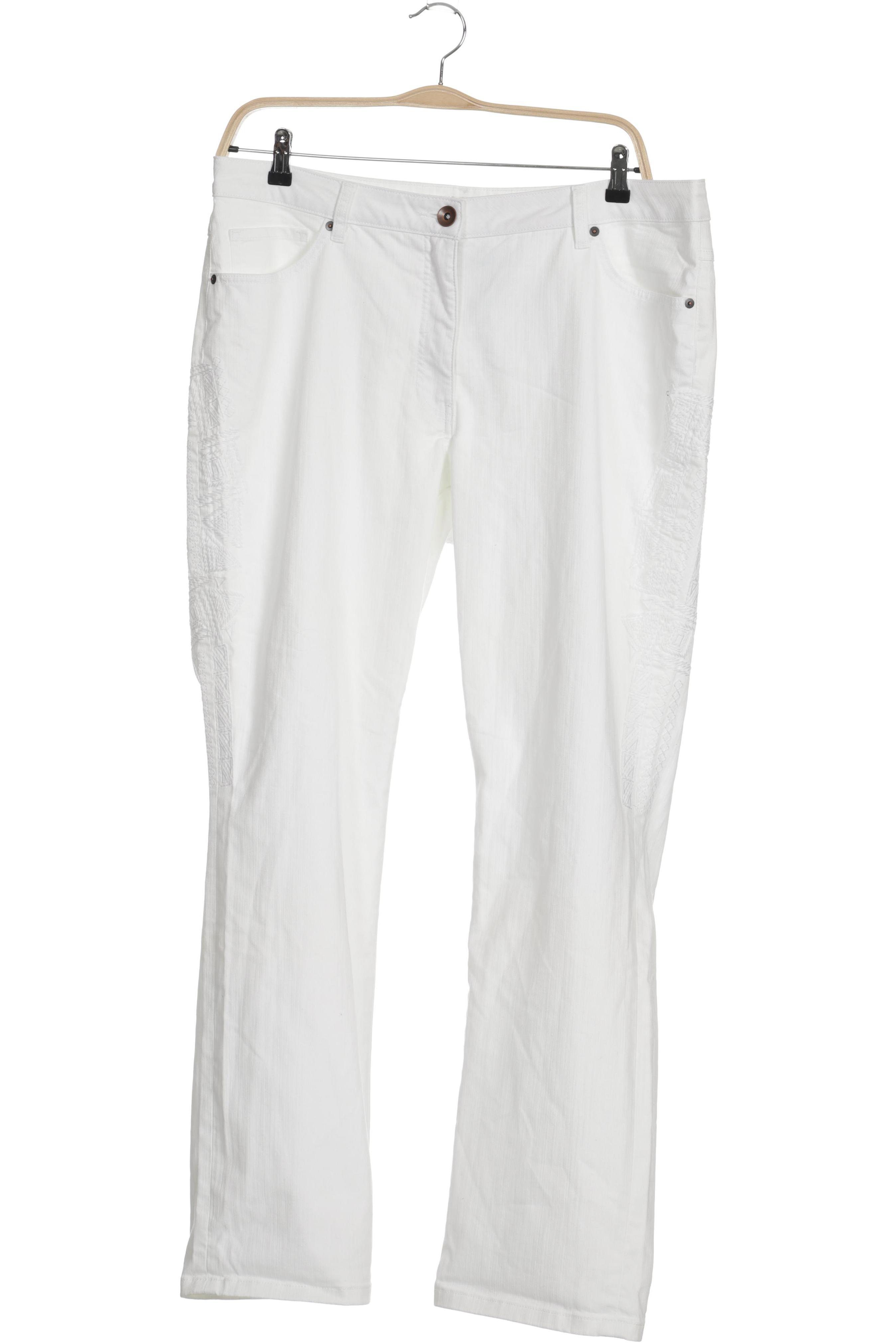 

Ulla Popken Damen Jeans, weiß, Gr. 48