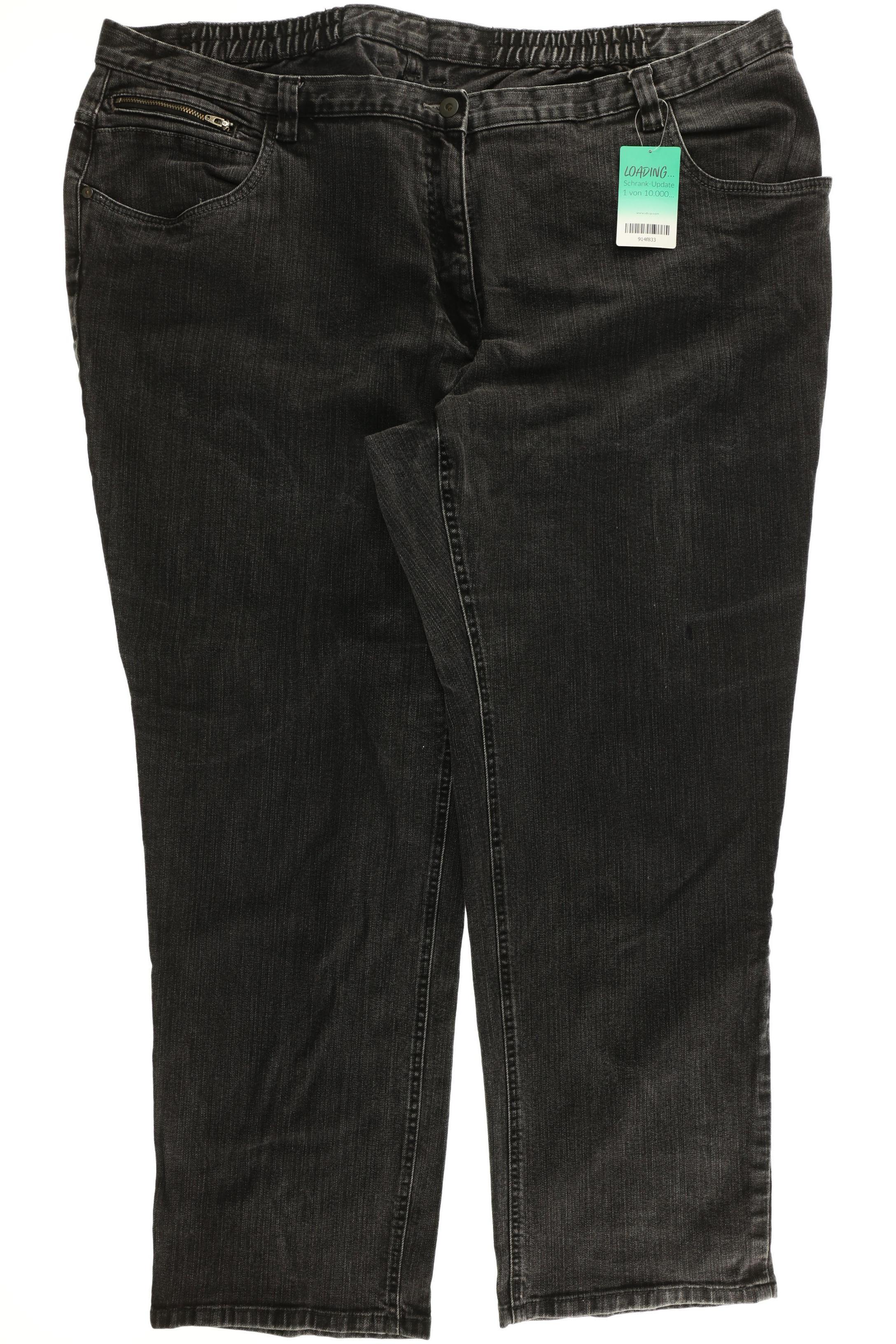 

Ulla Popken Damen Jeans, schwarz, Gr. 56