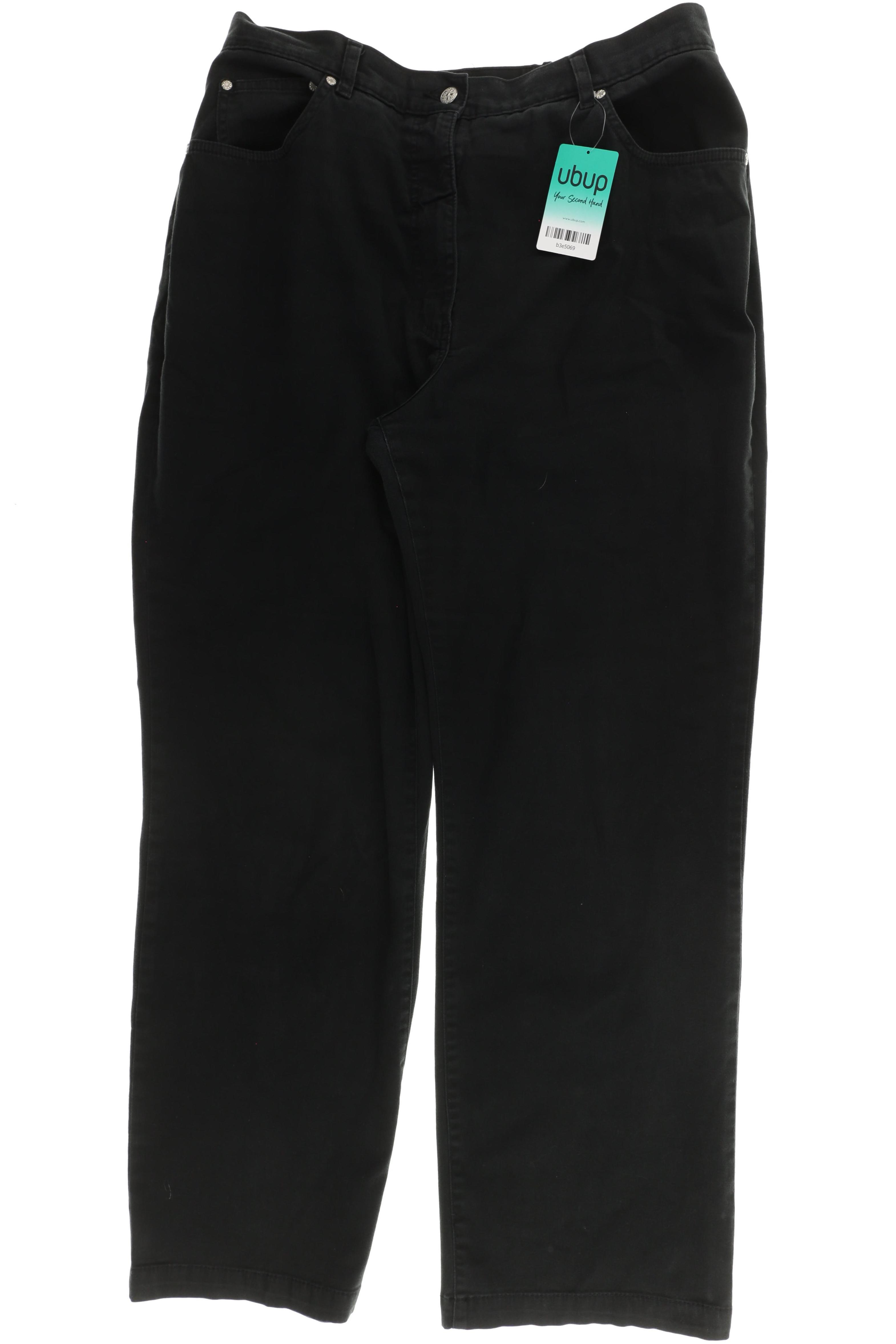 

Ulla Popken Damen Jeans, schwarz, Gr. 48