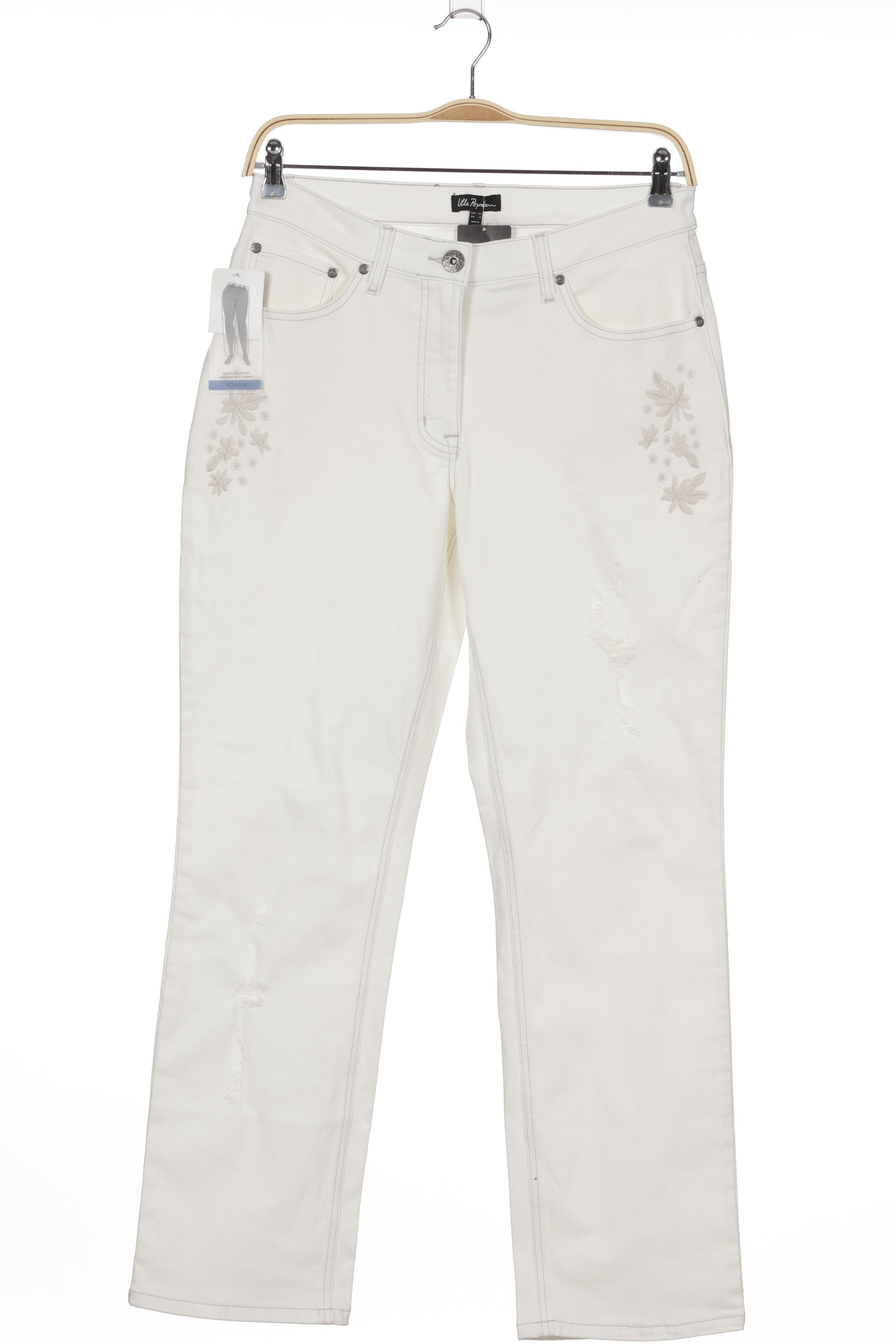 

Ulla Popken Damen Jeans, weiß, Gr. 42