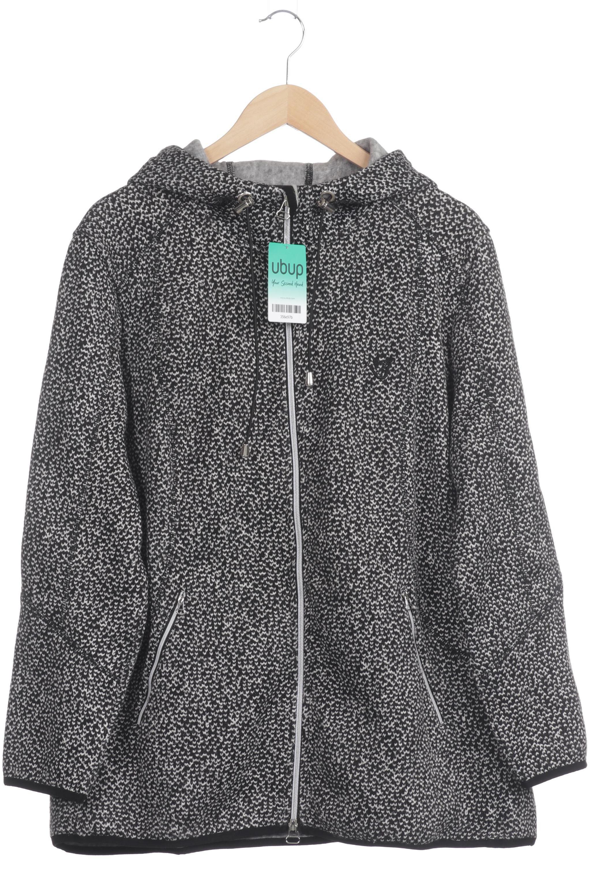 

Ulla Popken Damen Kapuzenpullover, schwarz, Gr.