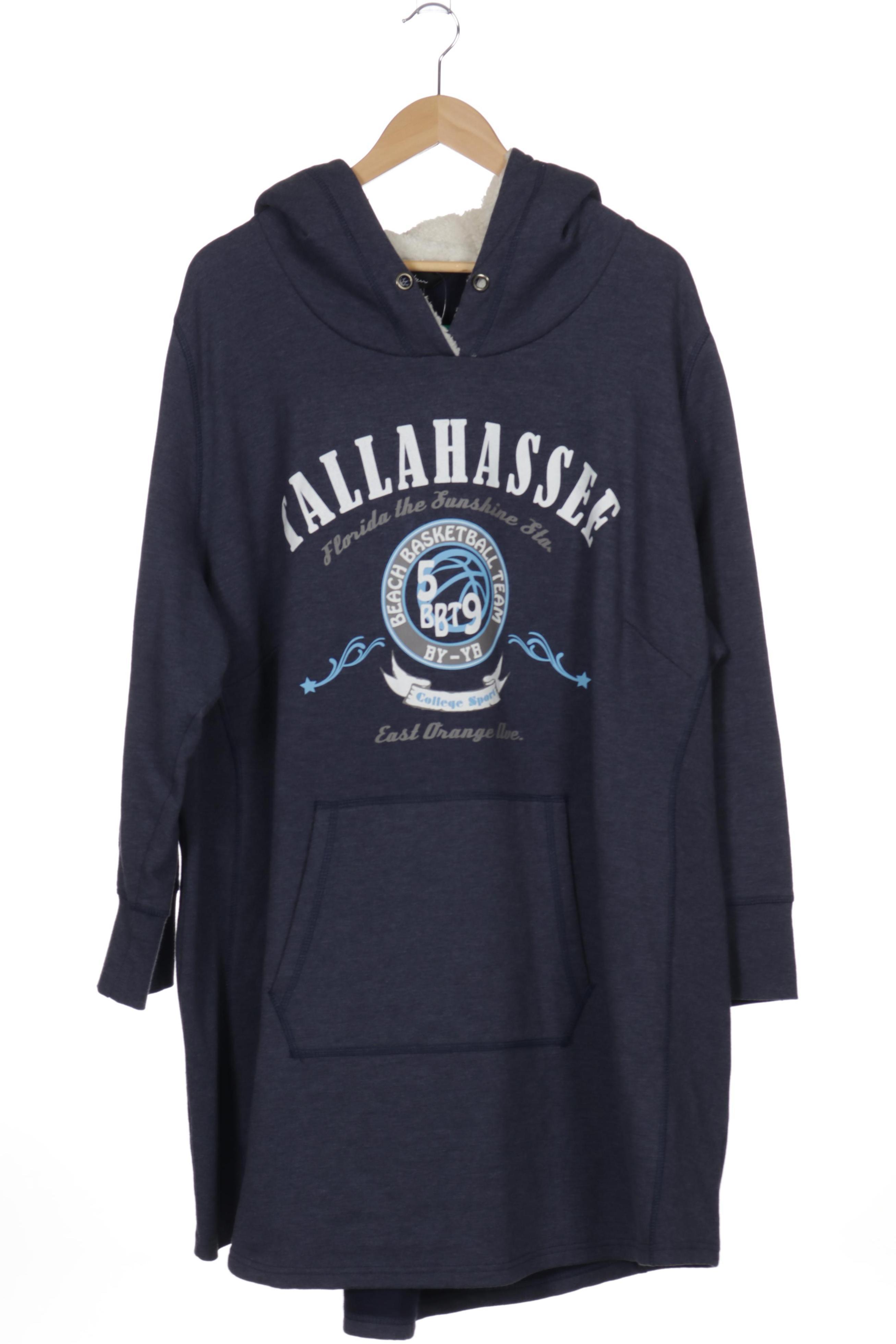 

Ulla Popken Damen Kapuzenpullover, blau, Gr. 58