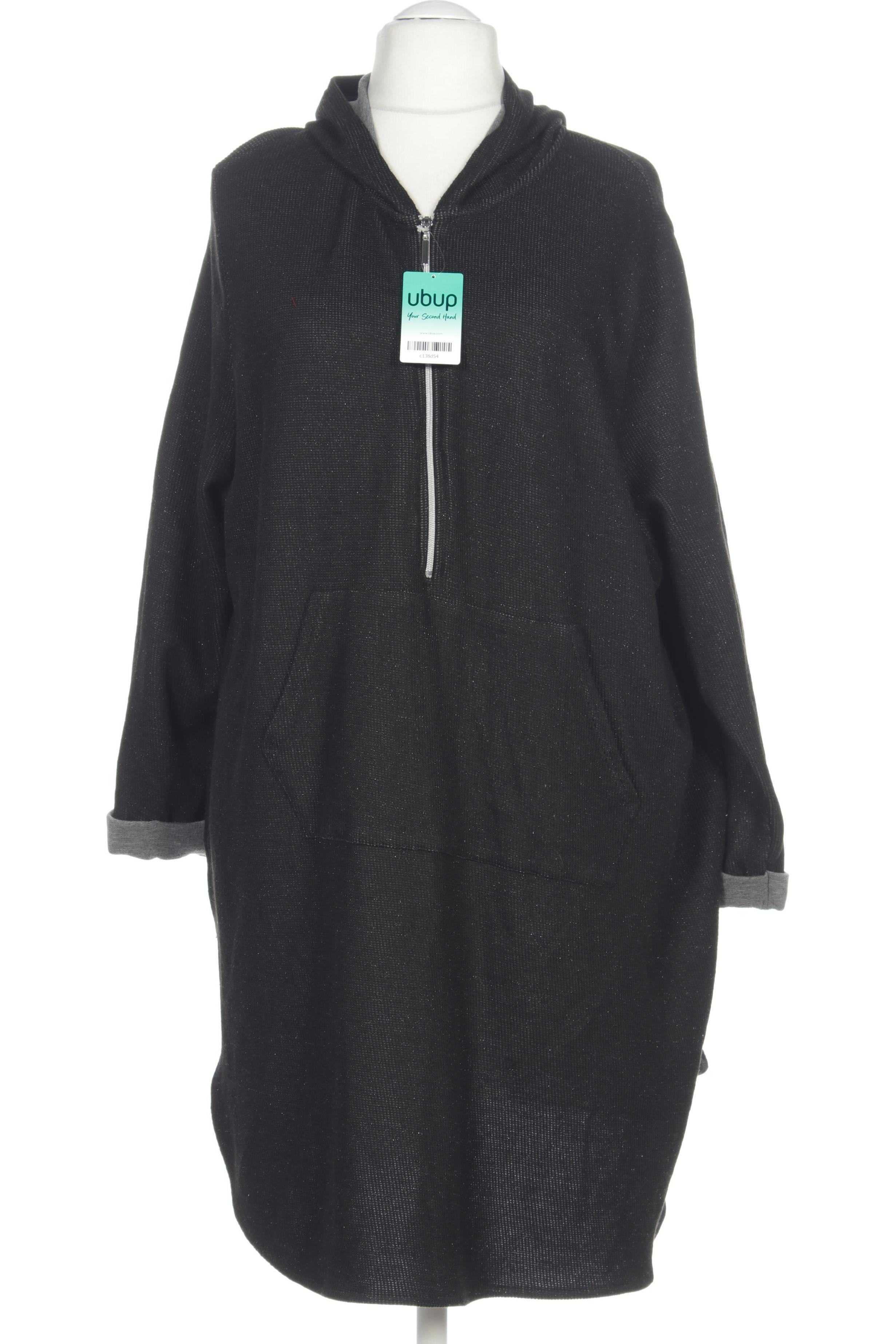 

Ulla Popken Damen Kapuzenpullover, schwarz, Gr. 58