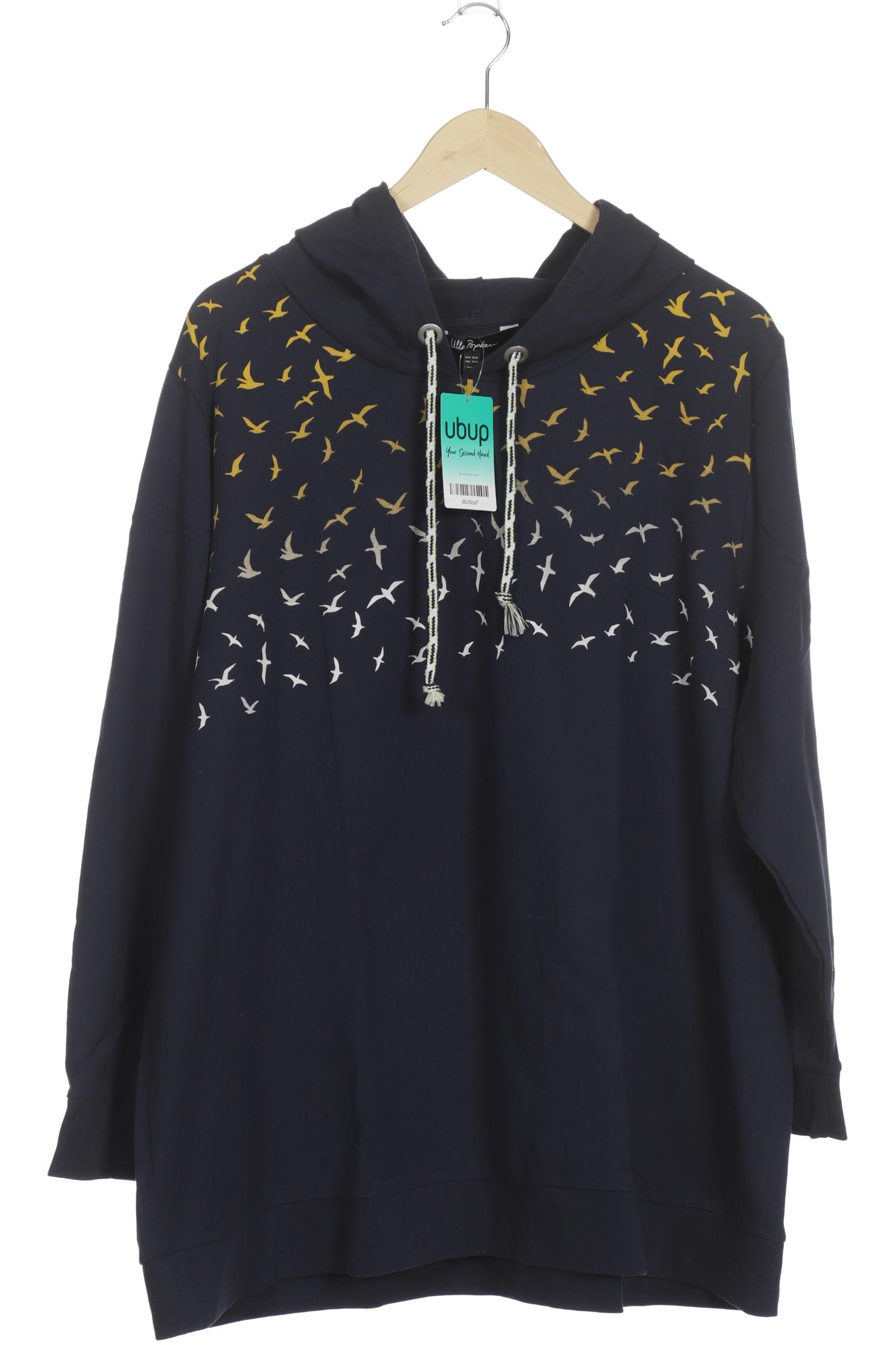 

Ulla Popken Damen Kapuzenpullover, blau, Gr. 54