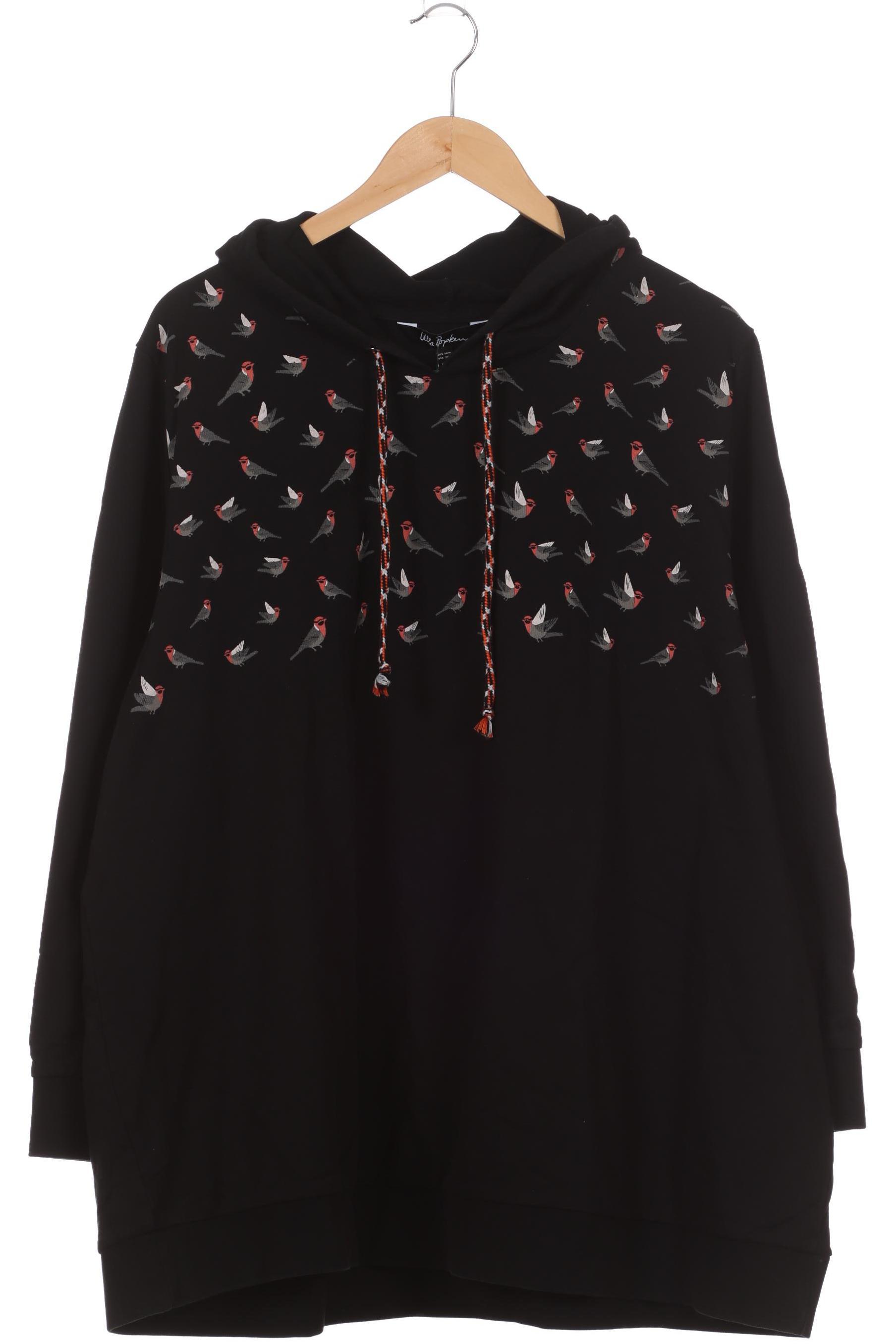 

Ulla Popken Damen Kapuzenpullover, schwarz, Gr. 54
