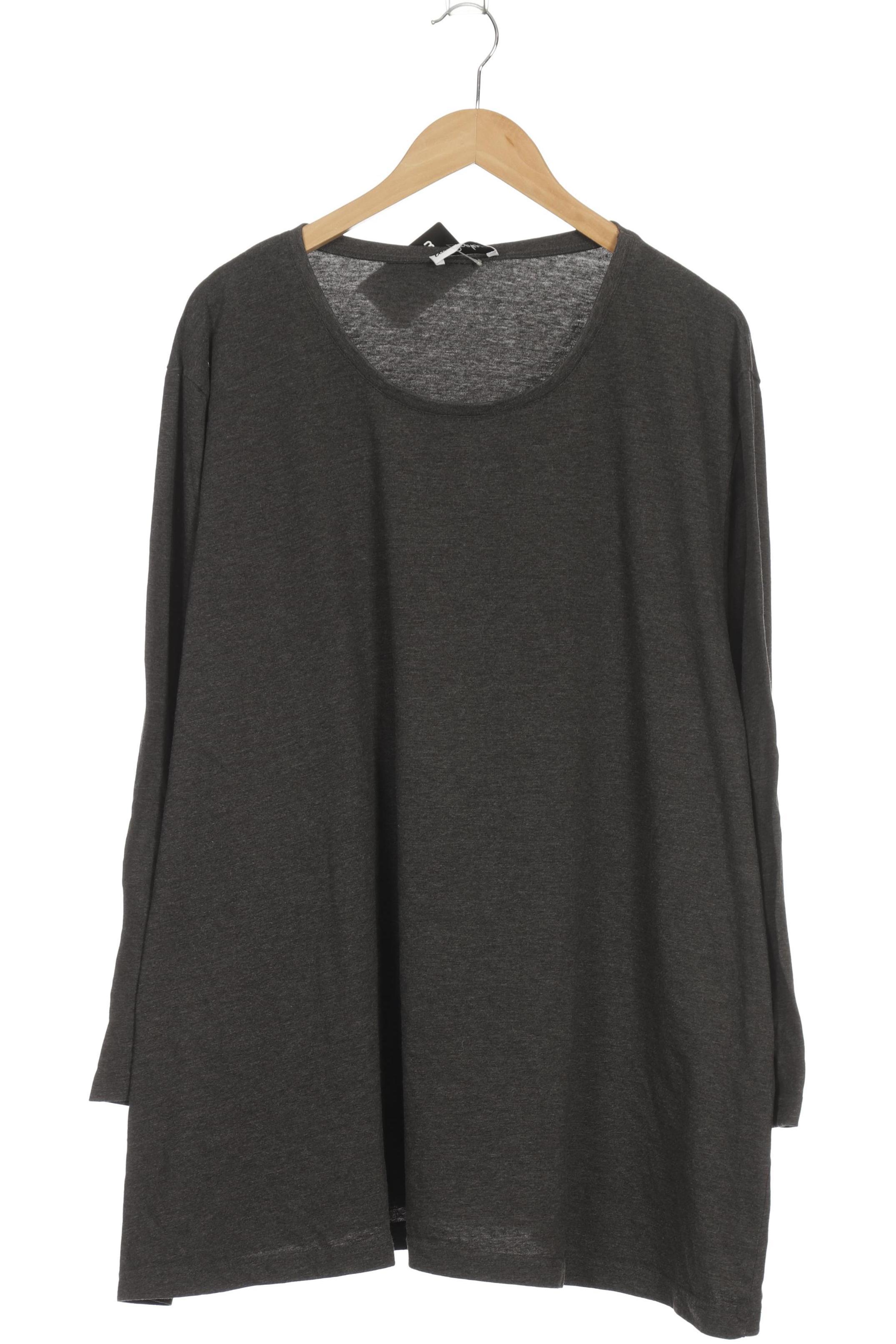 

Ulla Popken Damen Langarmshirt, grau, Gr. 62