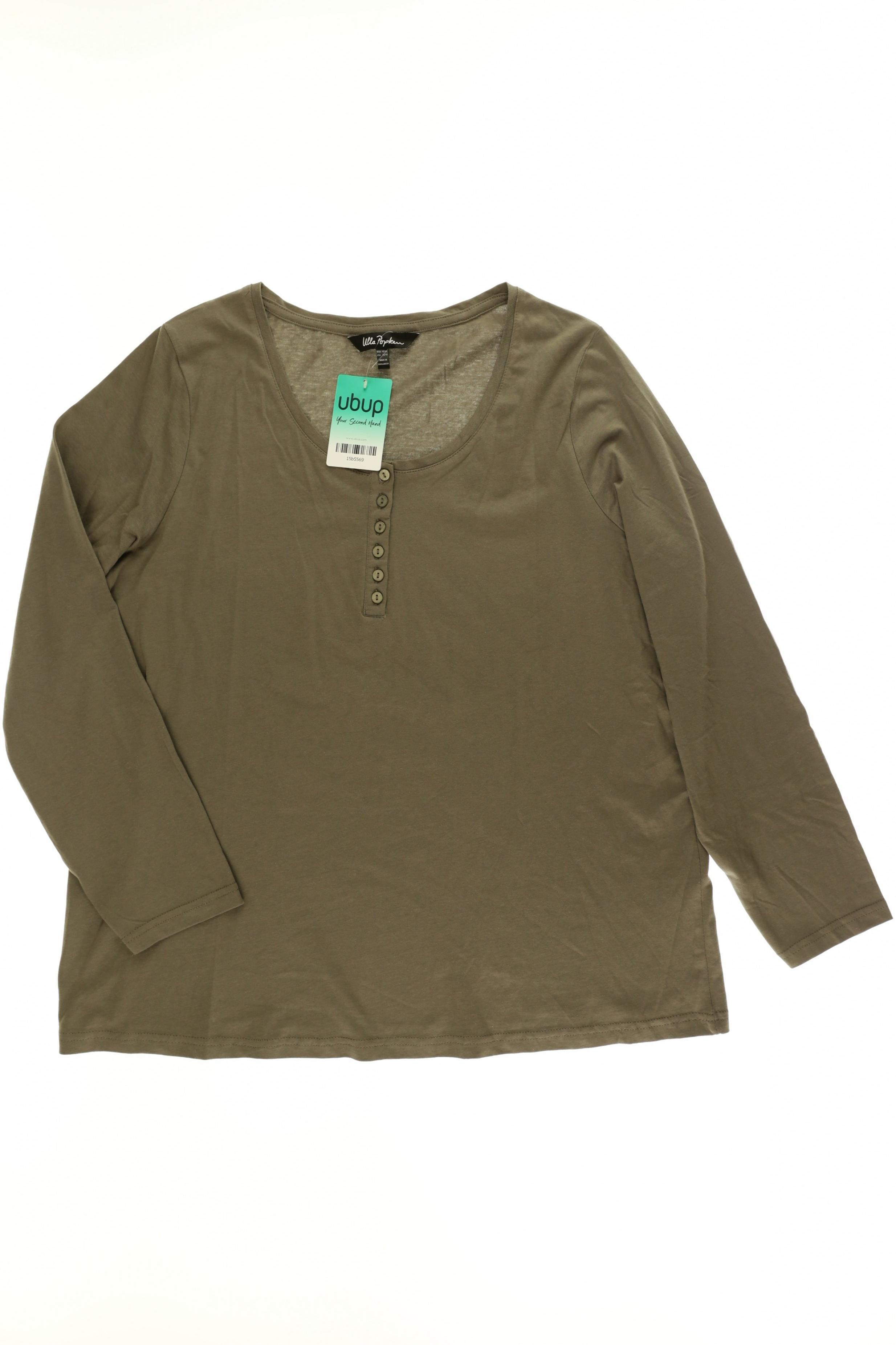 

Ulla Popken Damen Langarmshirt, grau, Gr. 42