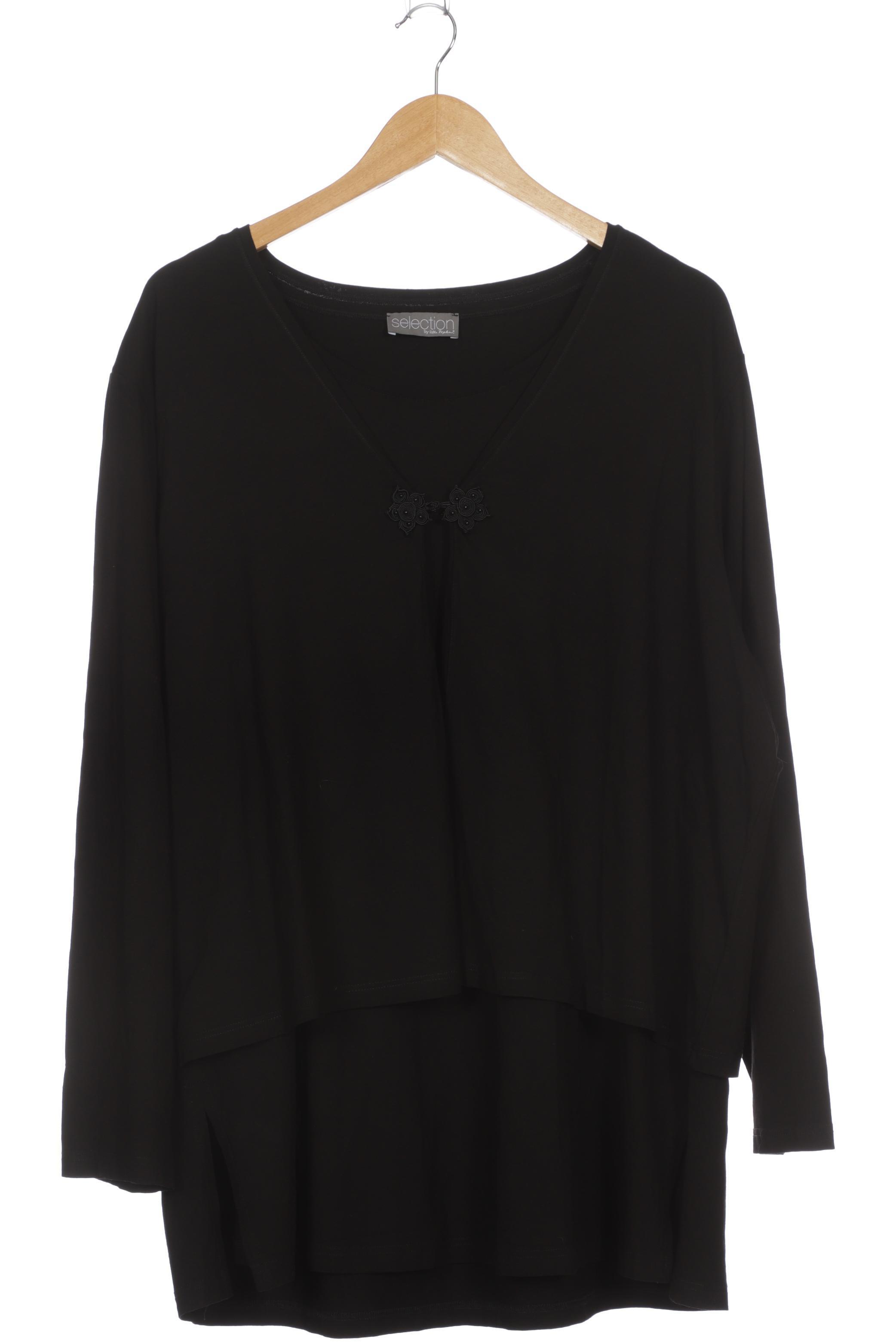 

Ulla Popken Damen Langarmshirt, schwarz, Gr. 52