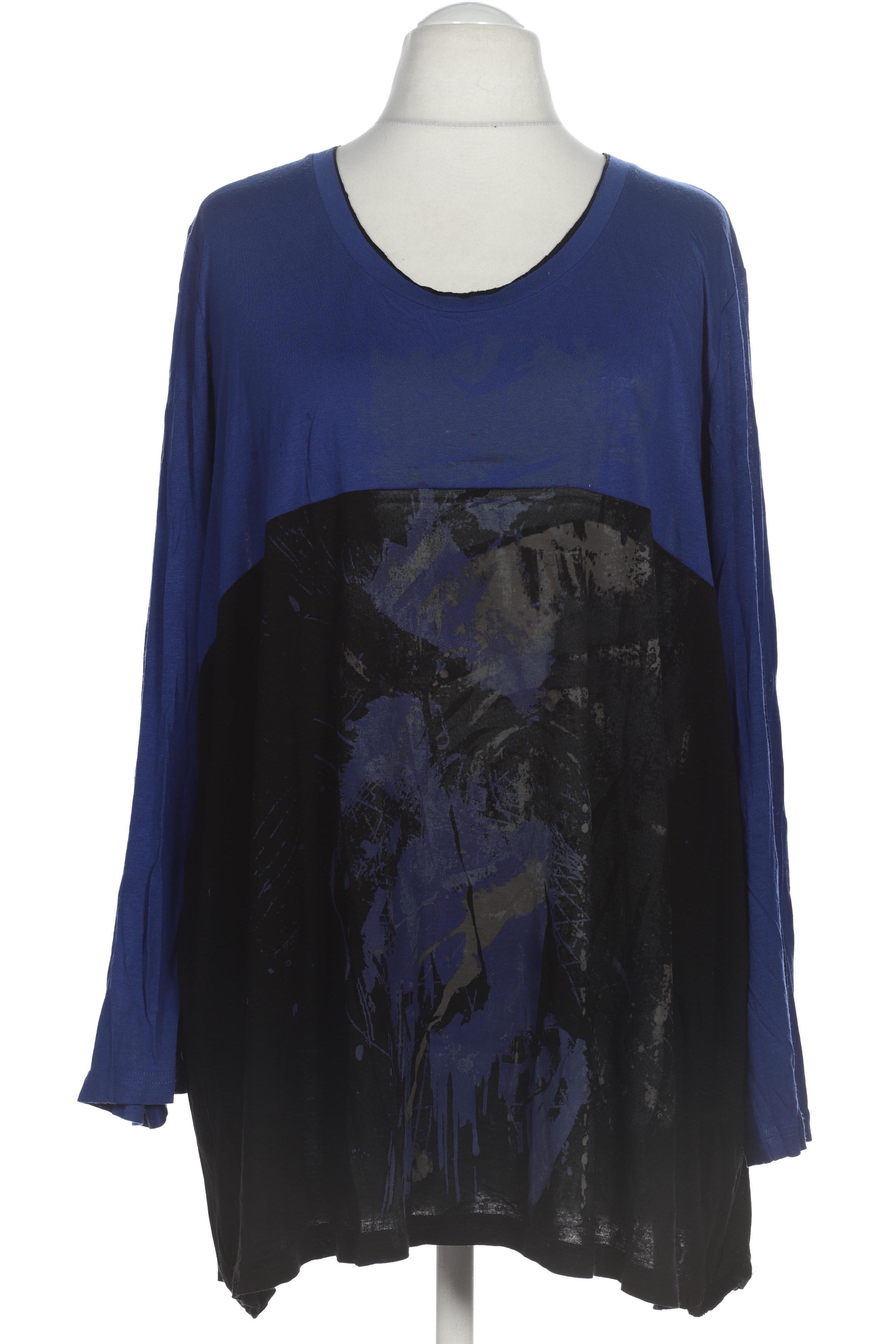 

Ulla Popken Damen Langarmshirt, blau, Gr.