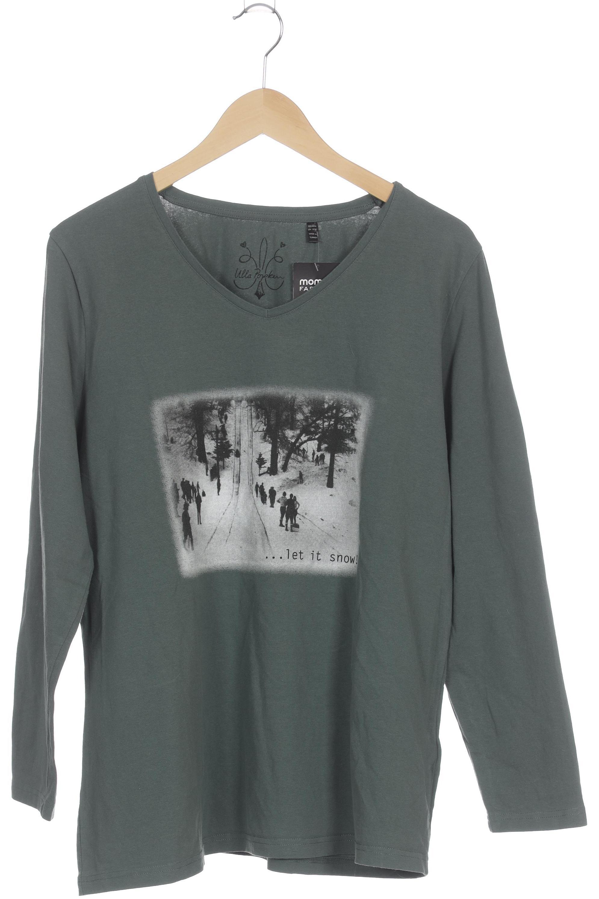 

Ulla Popken Damen Langarmshirt, grün, Gr. 46