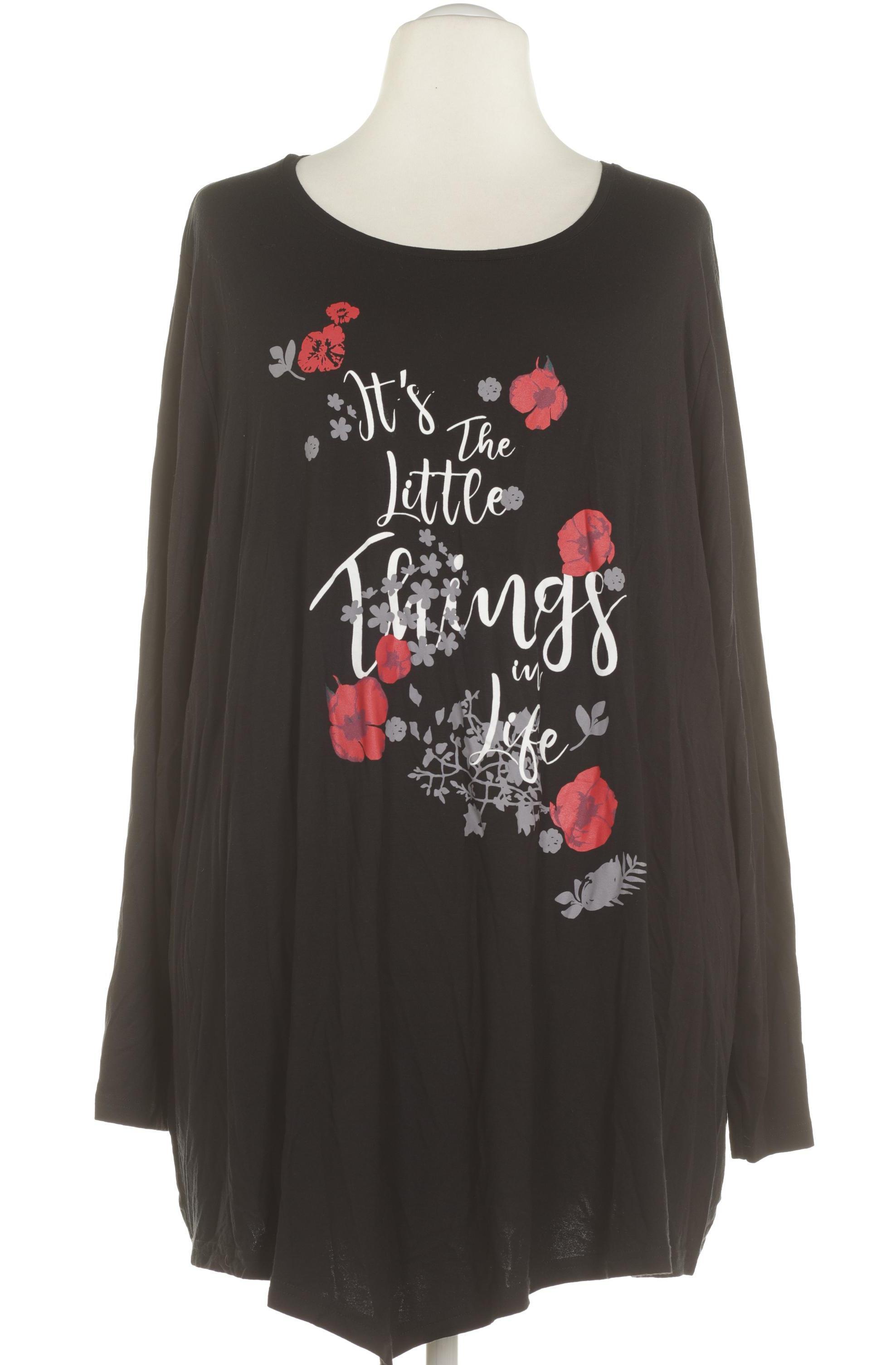 

Ulla Popken Damen Langarmshirt, schwarz, Gr. 62