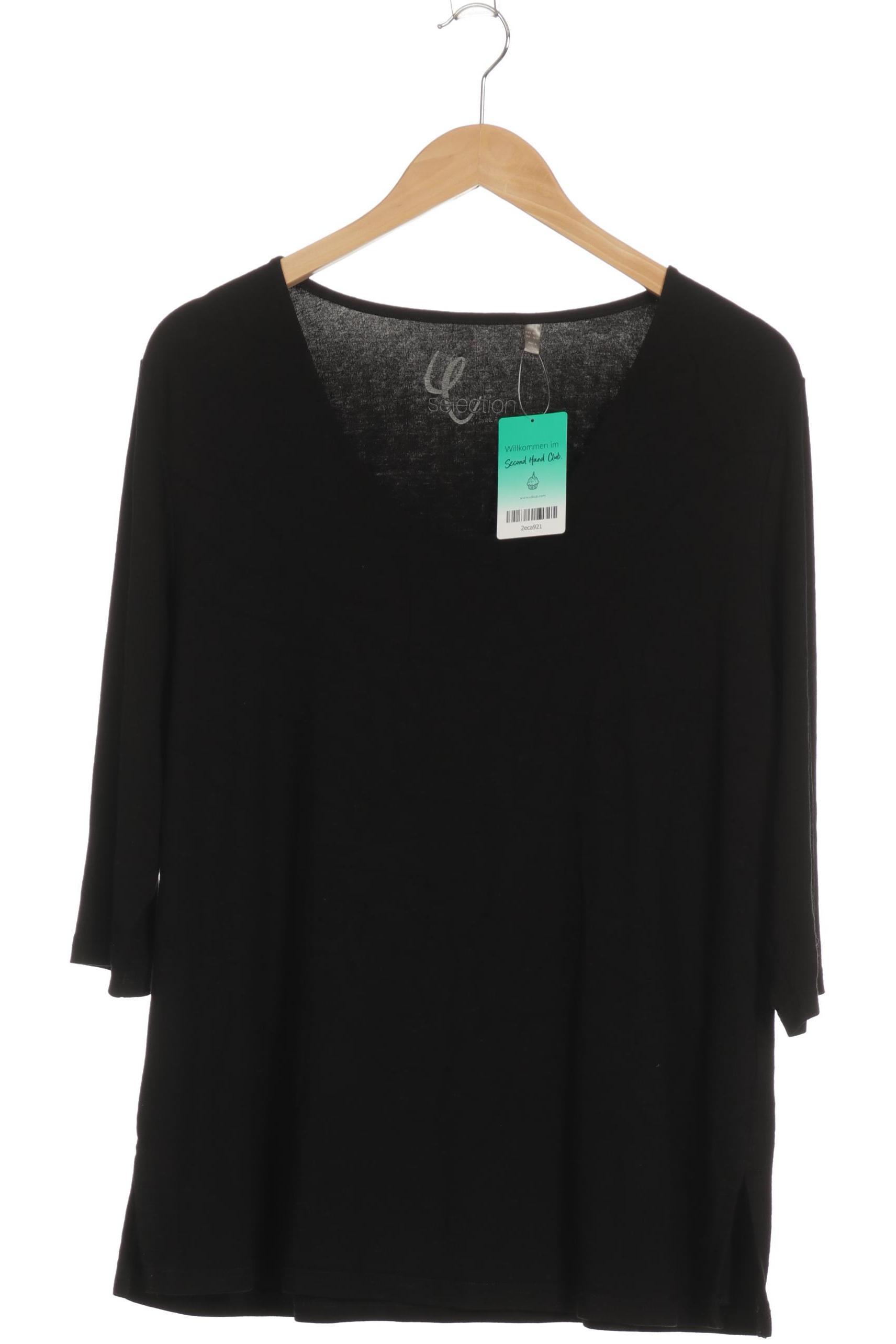 

Ulla Popken Damen Langarmshirt, schwarz, Gr. 46