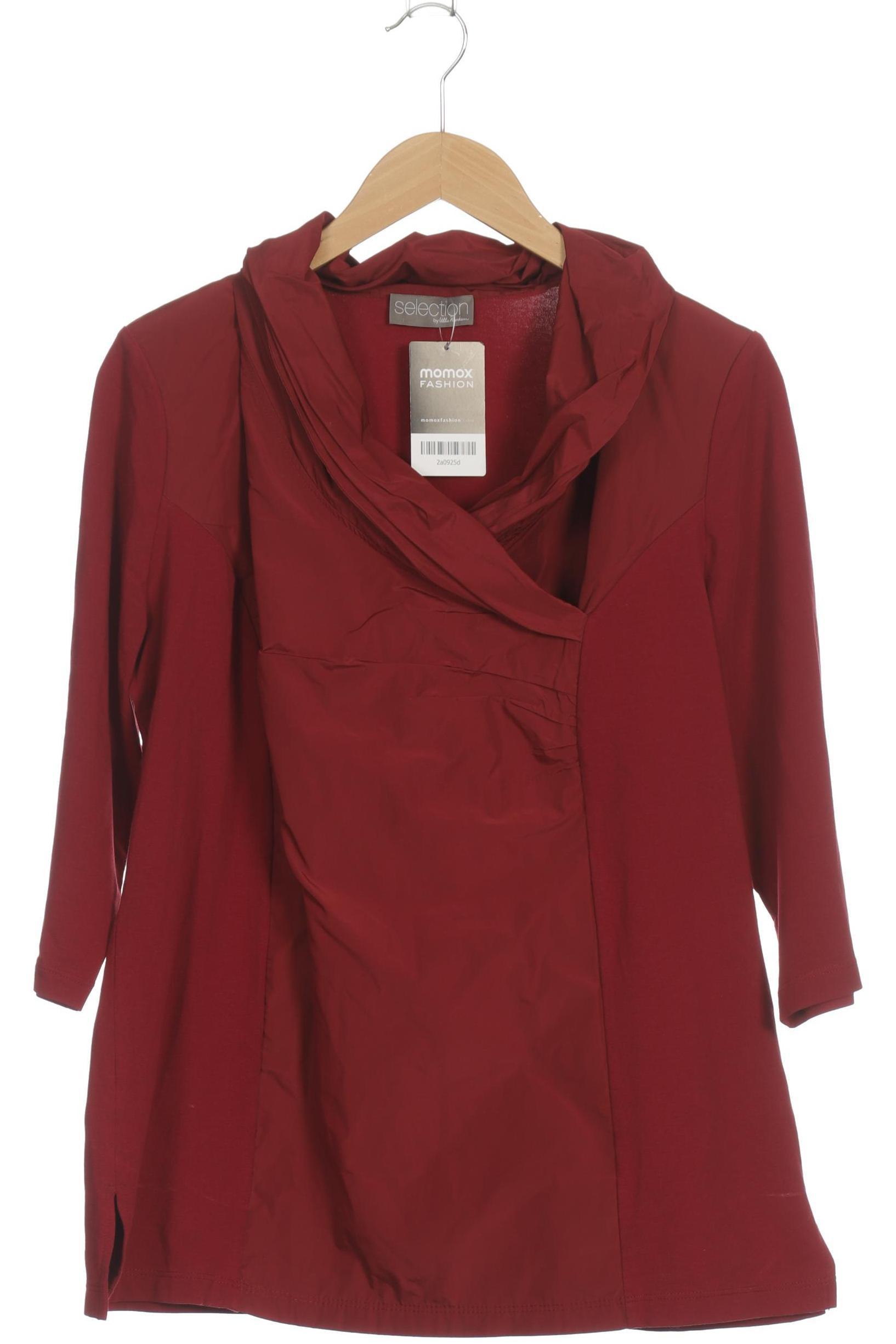

Ulla Popken Damen Langarmshirt, rot, Gr. 42