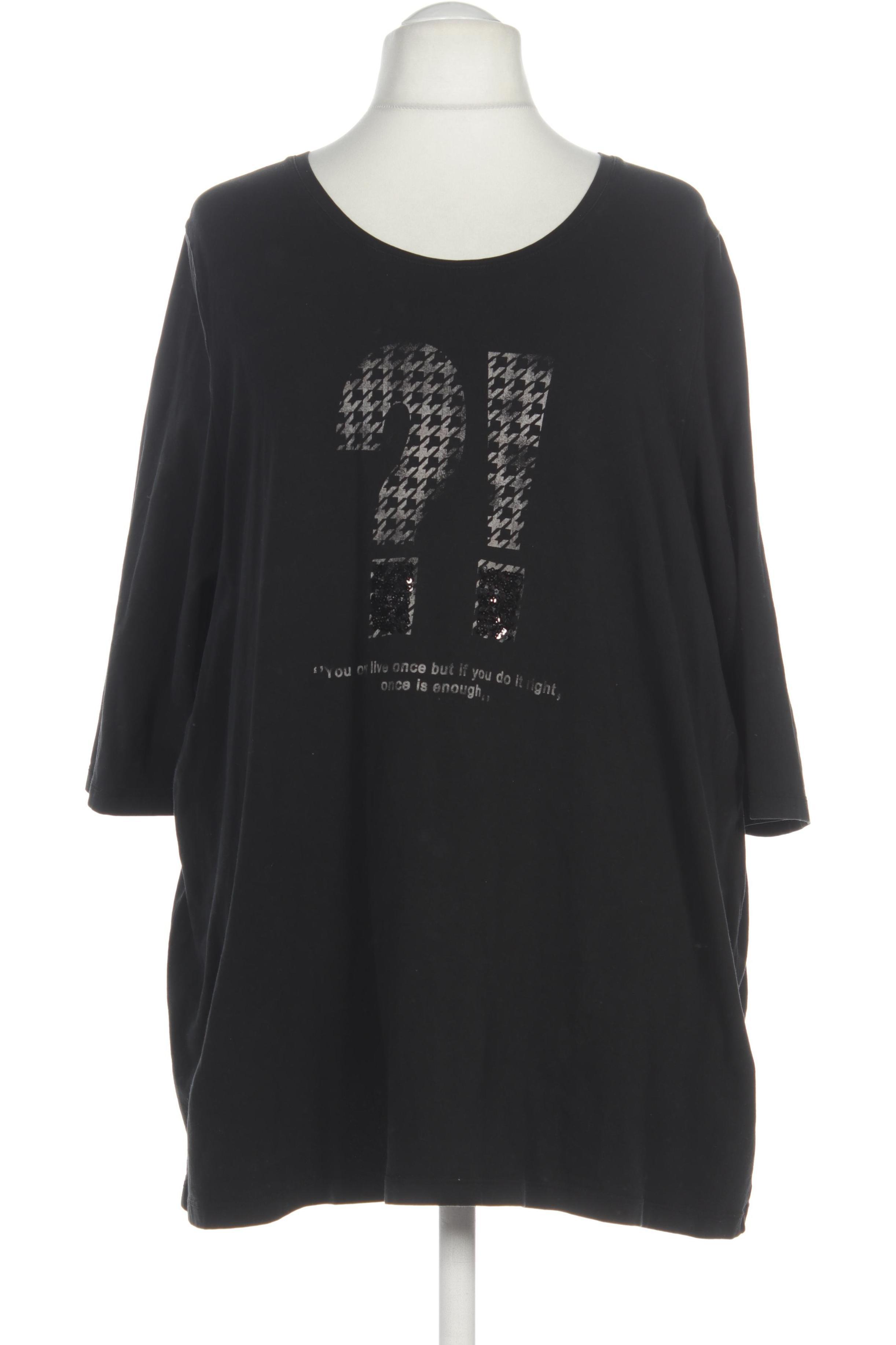 

Ulla Popken Damen Langarmshirt, schwarz, Gr. 54