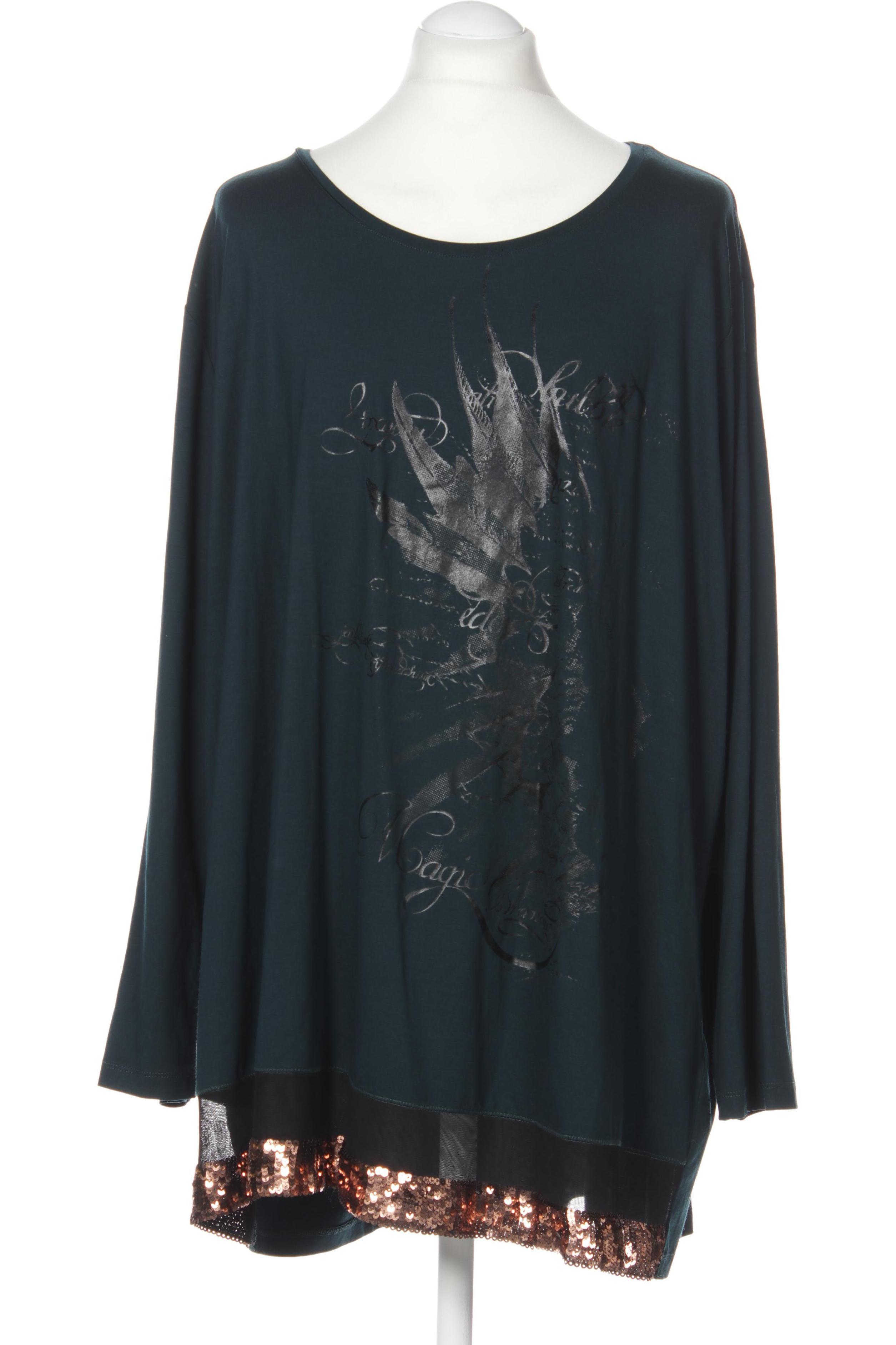 

Ulla Popken Damen Langarmshirt, grün, Gr. 58