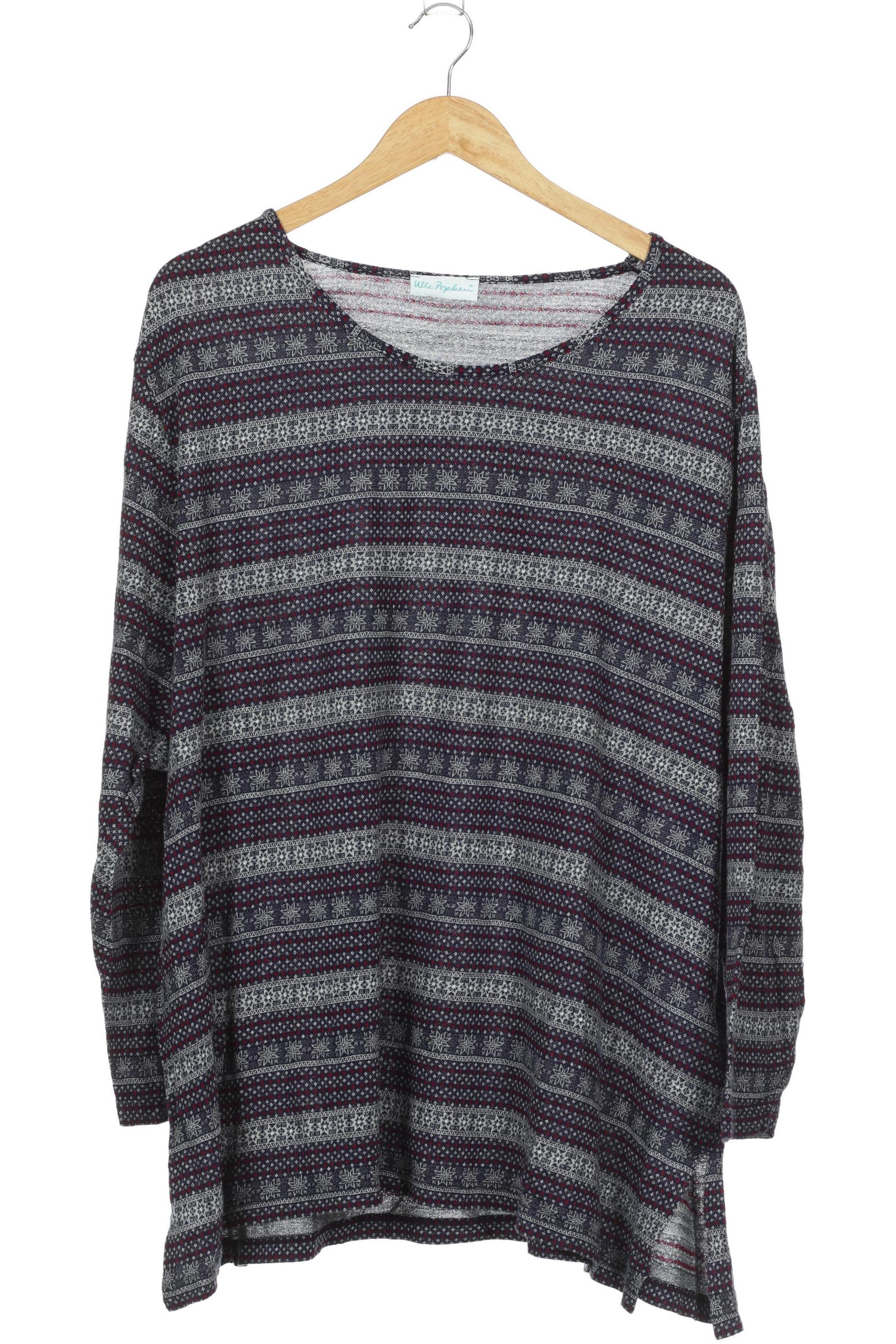 

Ulla Popken Damen Langarmshirt, mehrfarbig, Gr. 54