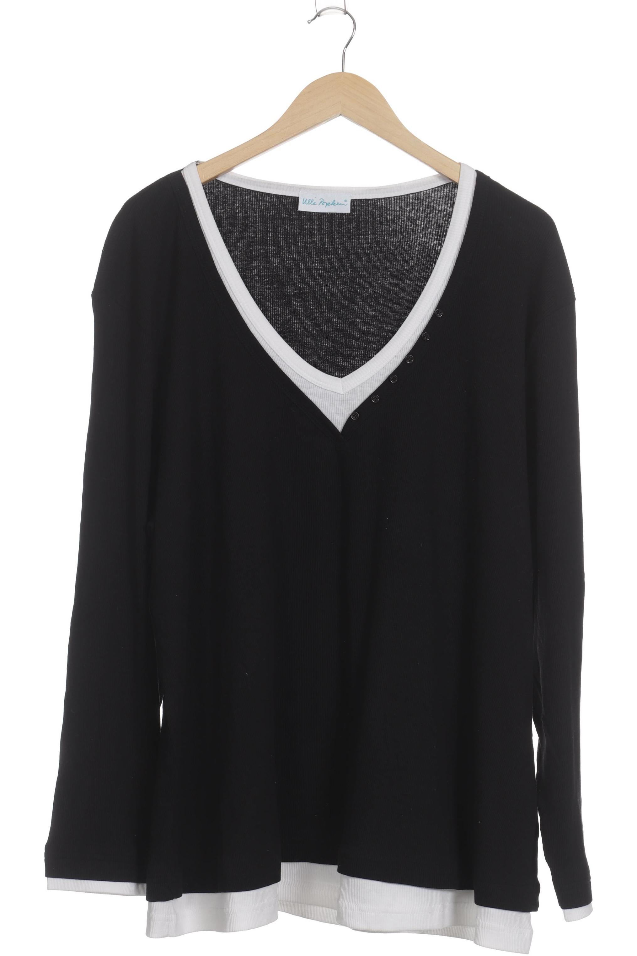 

Ulla Popken Damen Langarmshirt, schwarz, Gr. 54