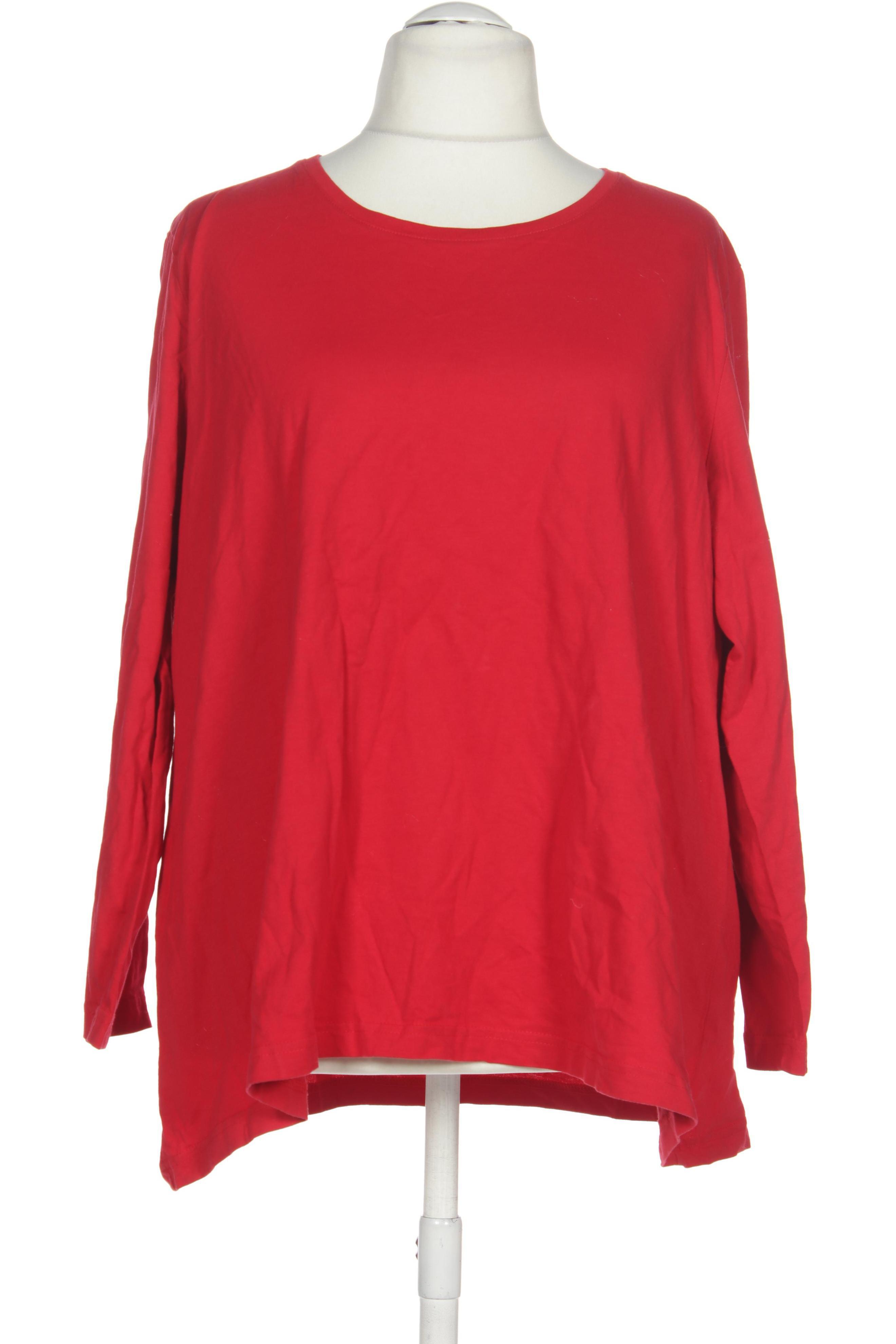 

Ulla Popken Damen Langarmshirt, rot, Gr. 54