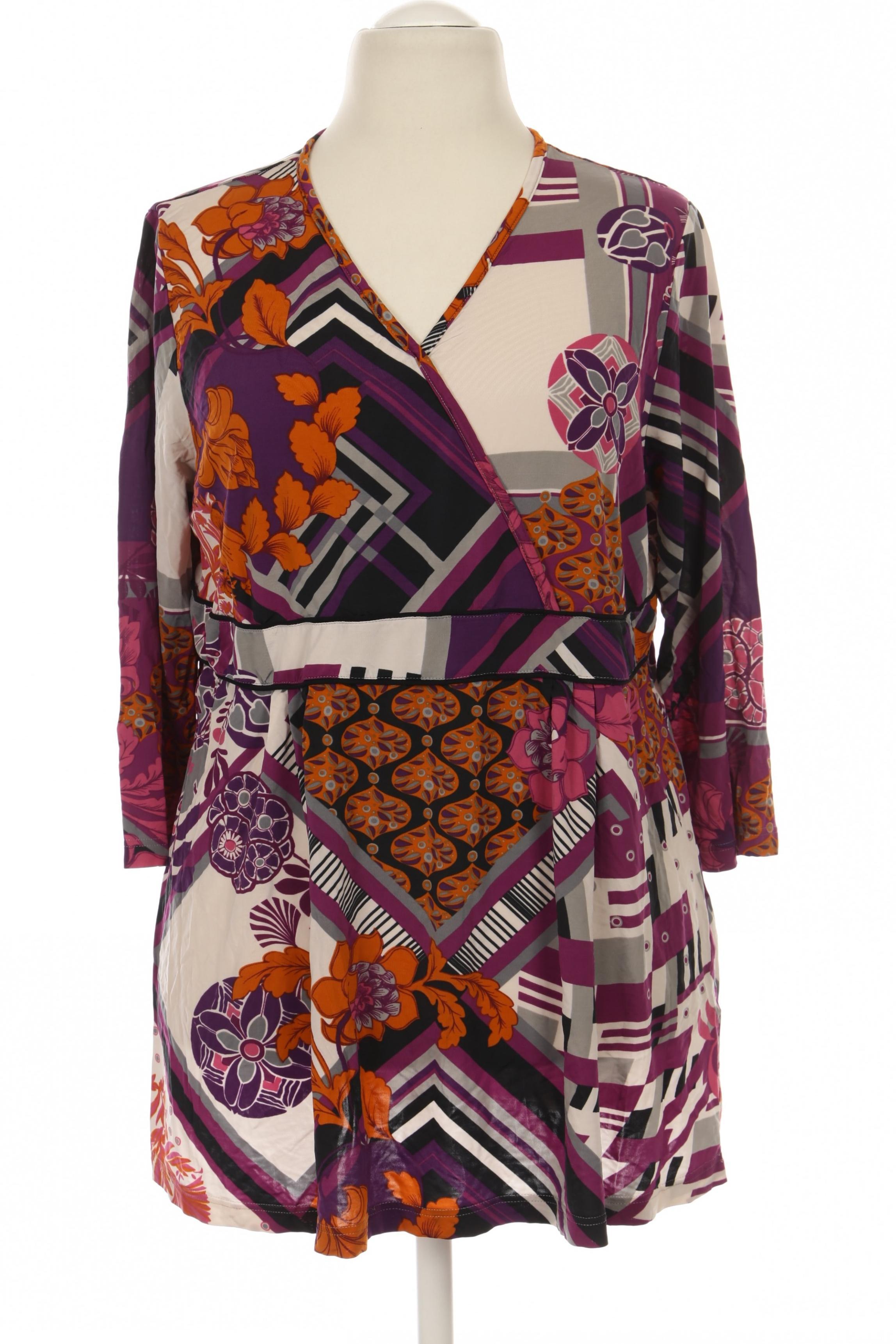 

Ulla Popken Damen Langarmshirt, lila, Gr. 50