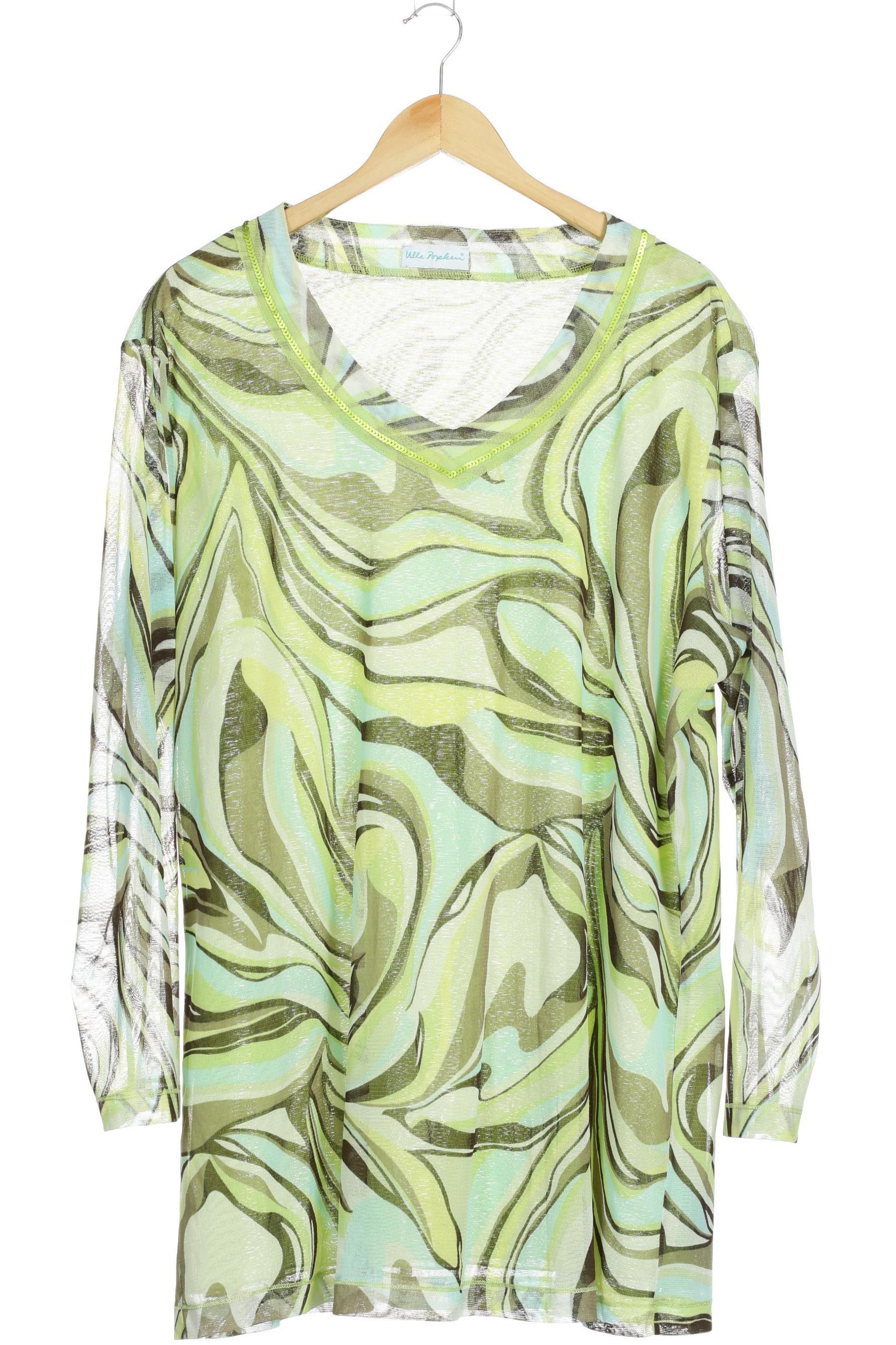

Ulla Popken Damen Langarmshirt, grün, Gr. 52