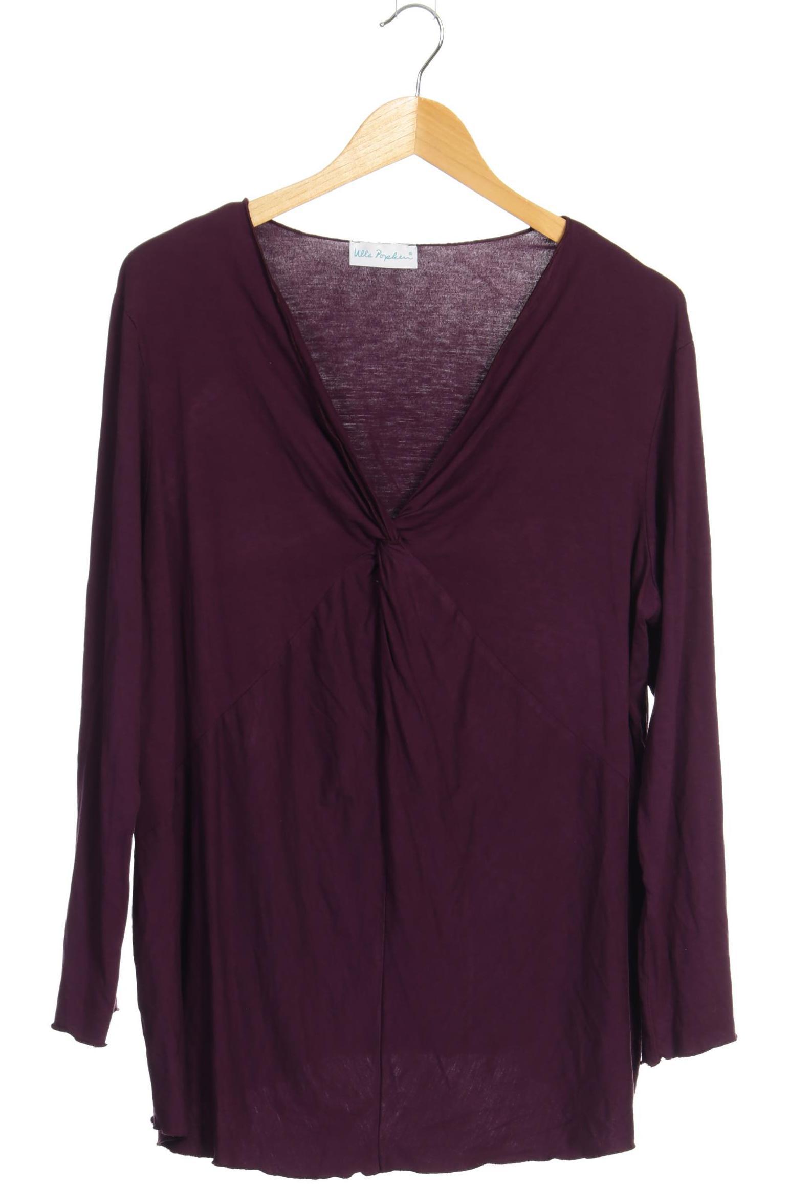 

Ulla Popken Damen Langarmshirt, lila, Gr. 46