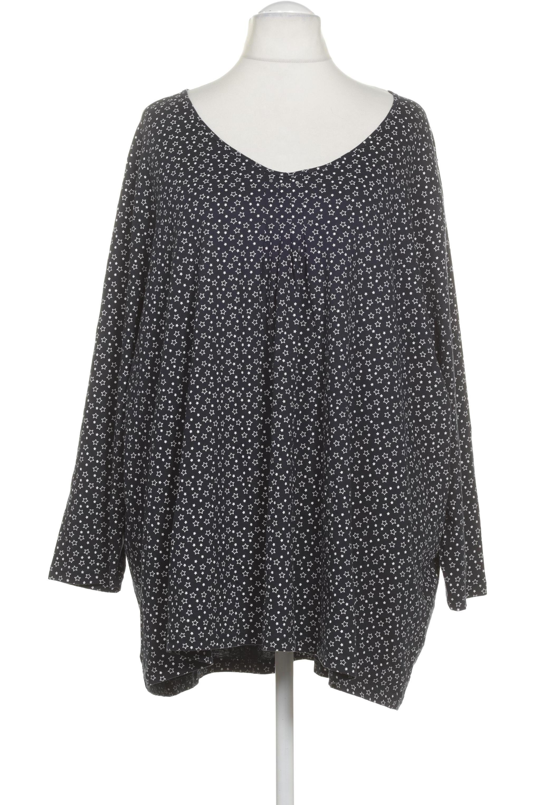 

Ulla Popken Damen Langarmshirt, blau, Gr. 58