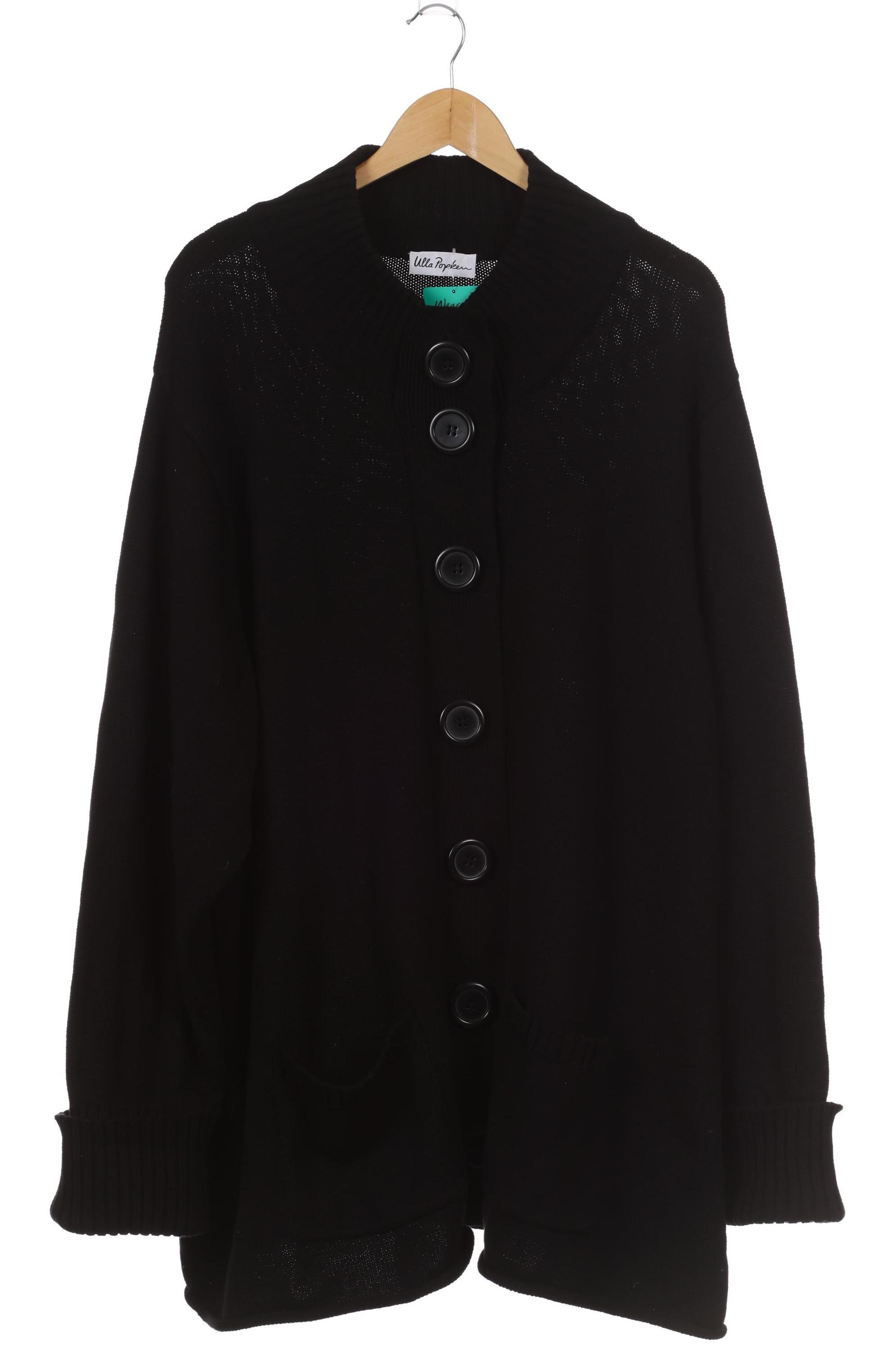 

Ulla Popken Damen Strickjacke, schwarz, Gr. 58