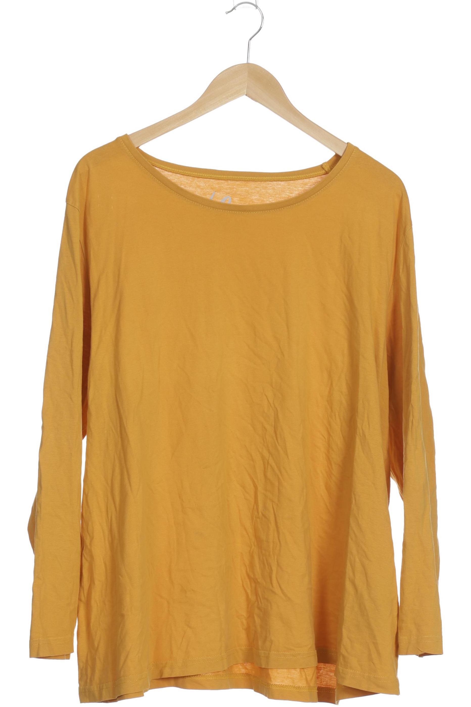 

Ulla Popken Damen Langarmshirt, beige, Gr. 54