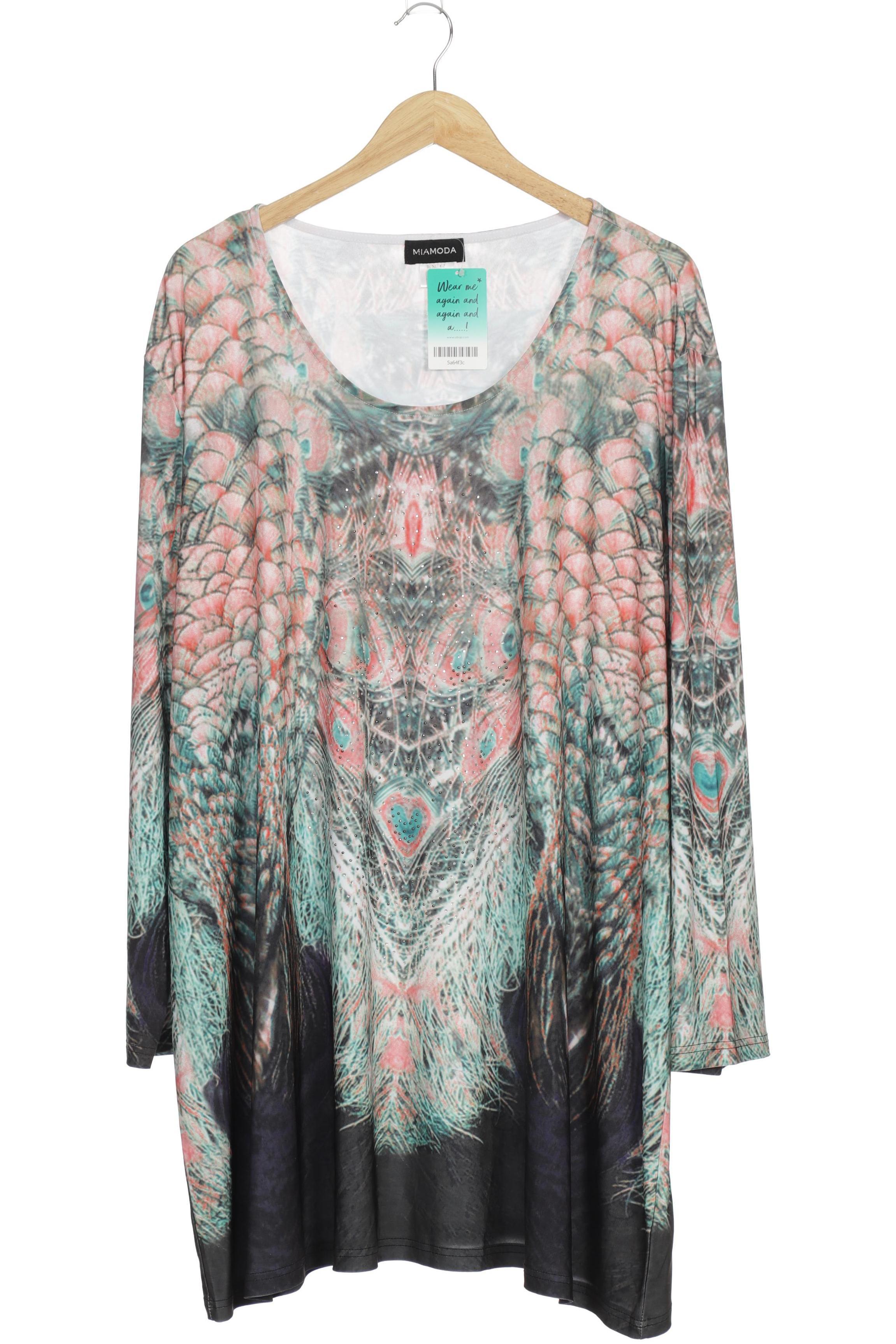 

Ulla Popken Damen Langarmshirt, grün, Gr. 62