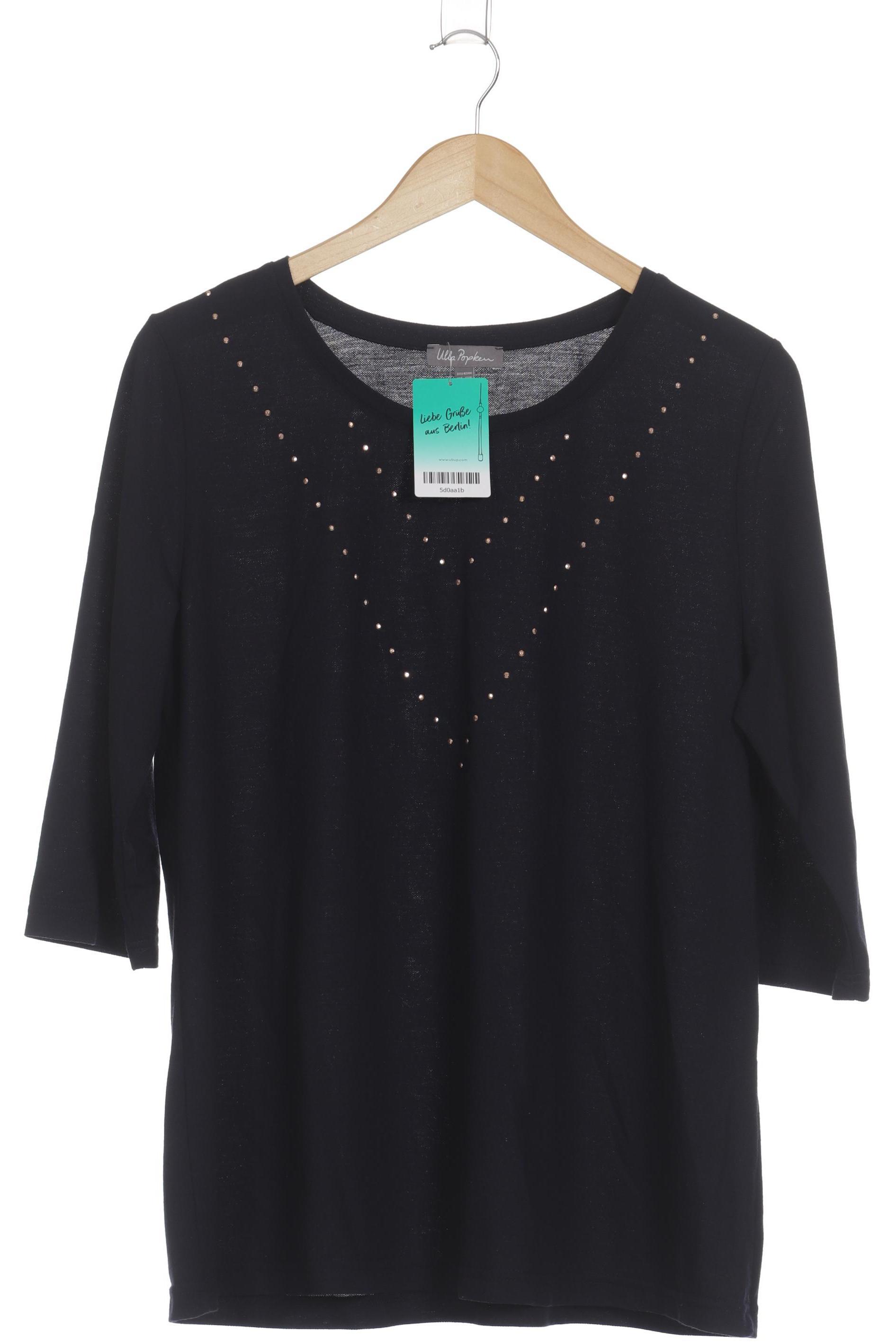 

Ulla Popken Damen Langarmshirt, schwarz, Gr. 42