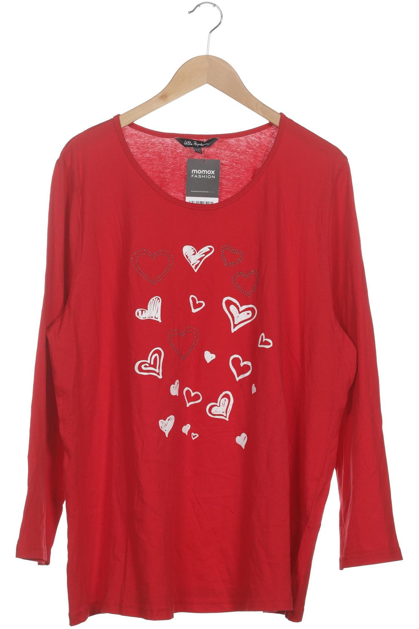 

Ulla Popken Damen Langarmshirt, rot, Gr. 50