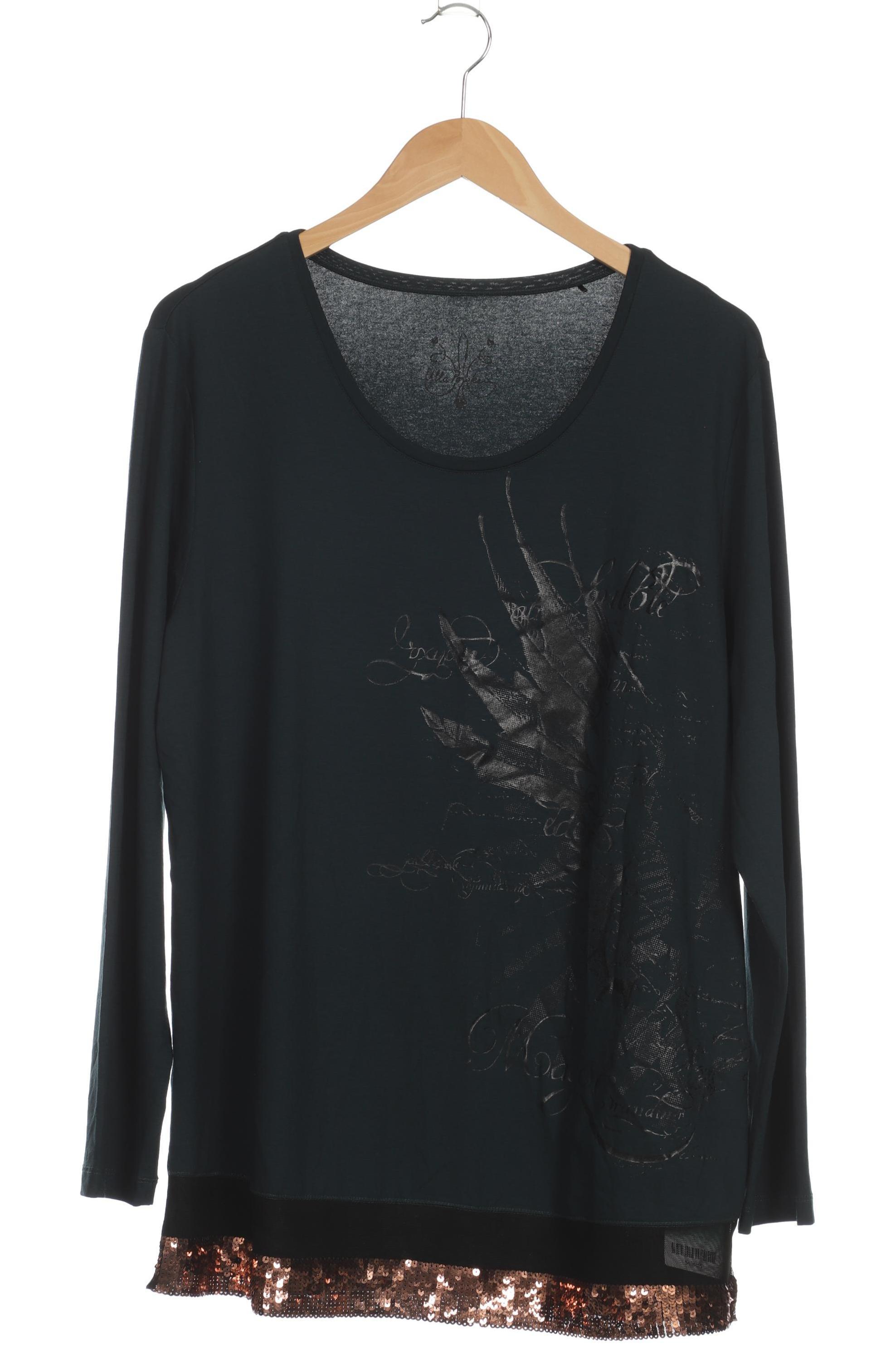 

Ulla Popken Damen Langarmshirt, grün, Gr. 42