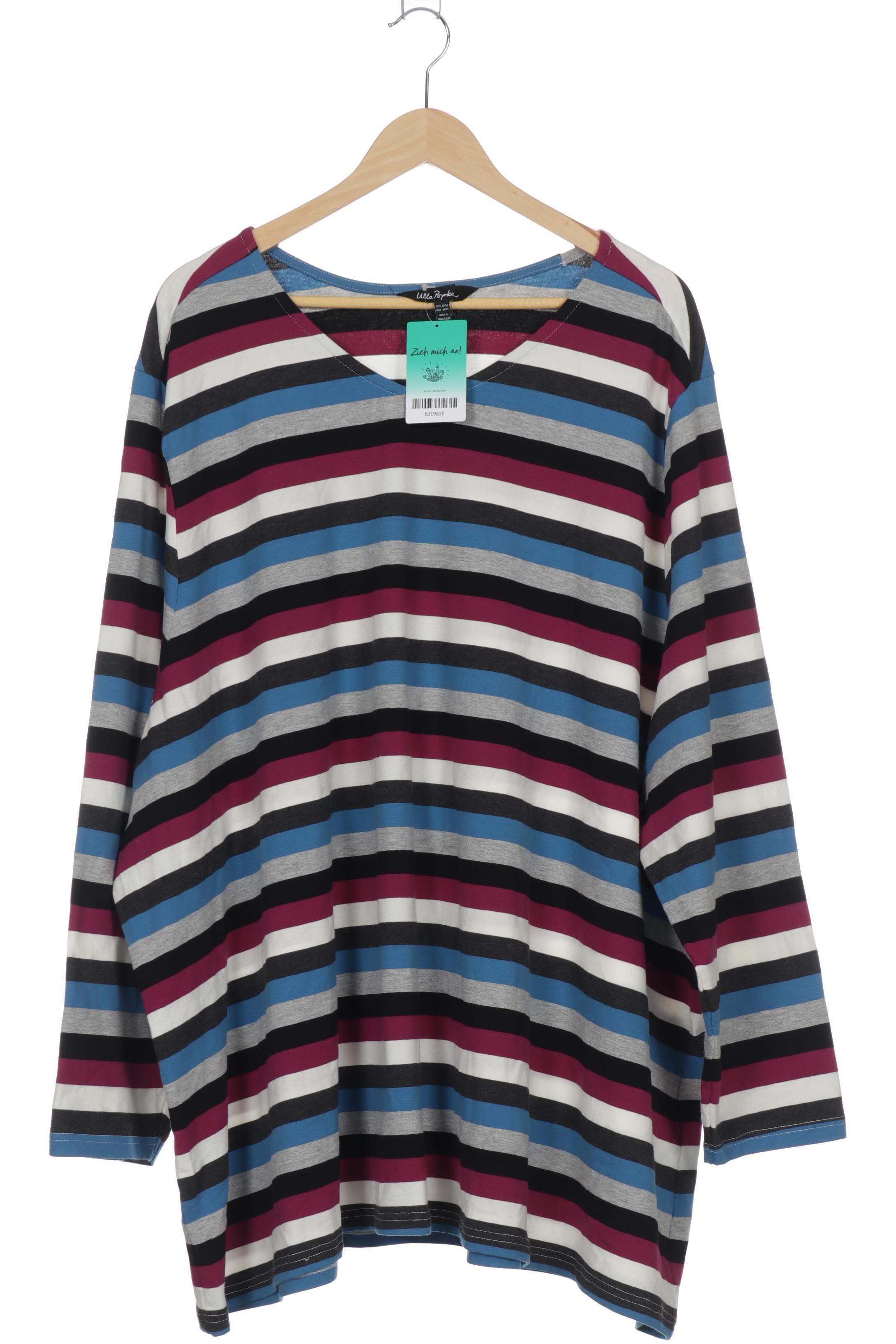 

Ulla Popken Damen Langarmshirt, grau, Gr. 62