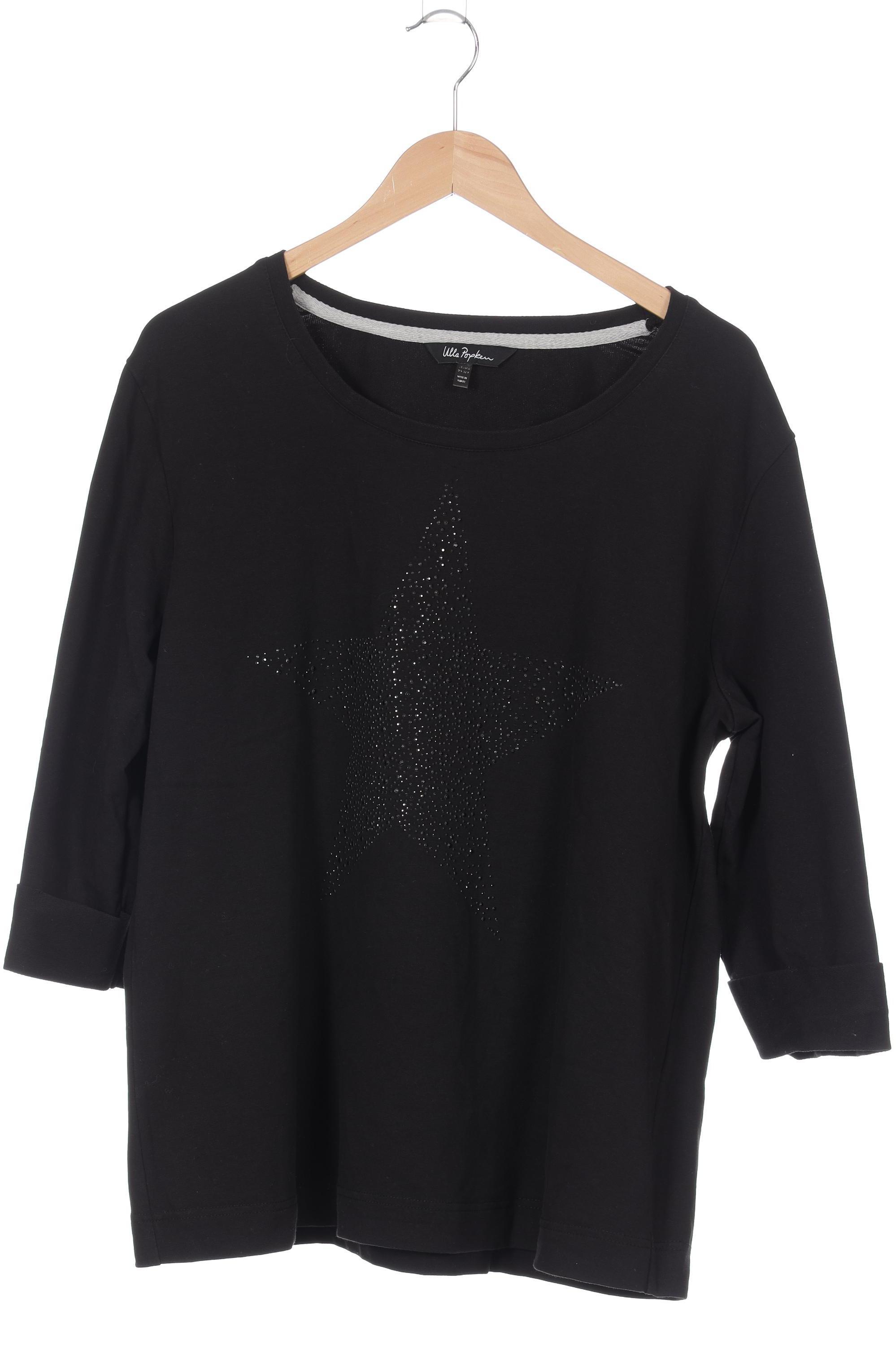 

Ulla Popken Damen Langarmshirt, schwarz, Gr. 48