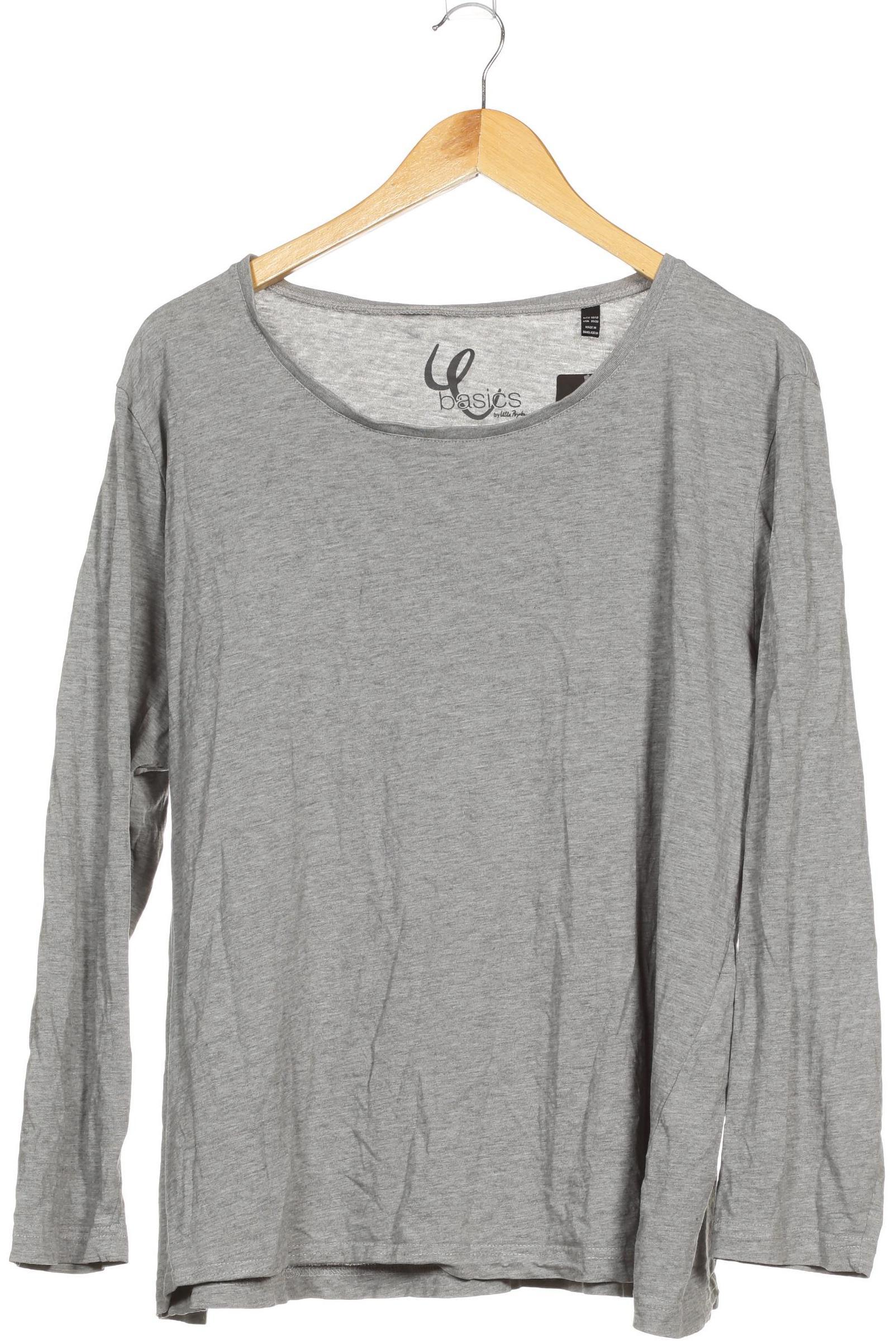 

Ulla Popken Damen Langarmshirt, grau, Gr. 50